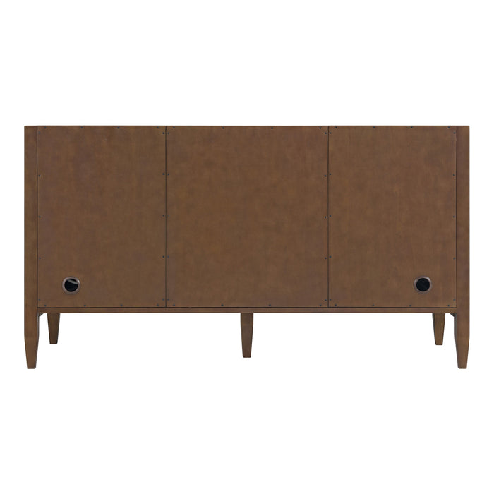 Mid-Century Walnut / White Zeus - 3 Faucet Holes