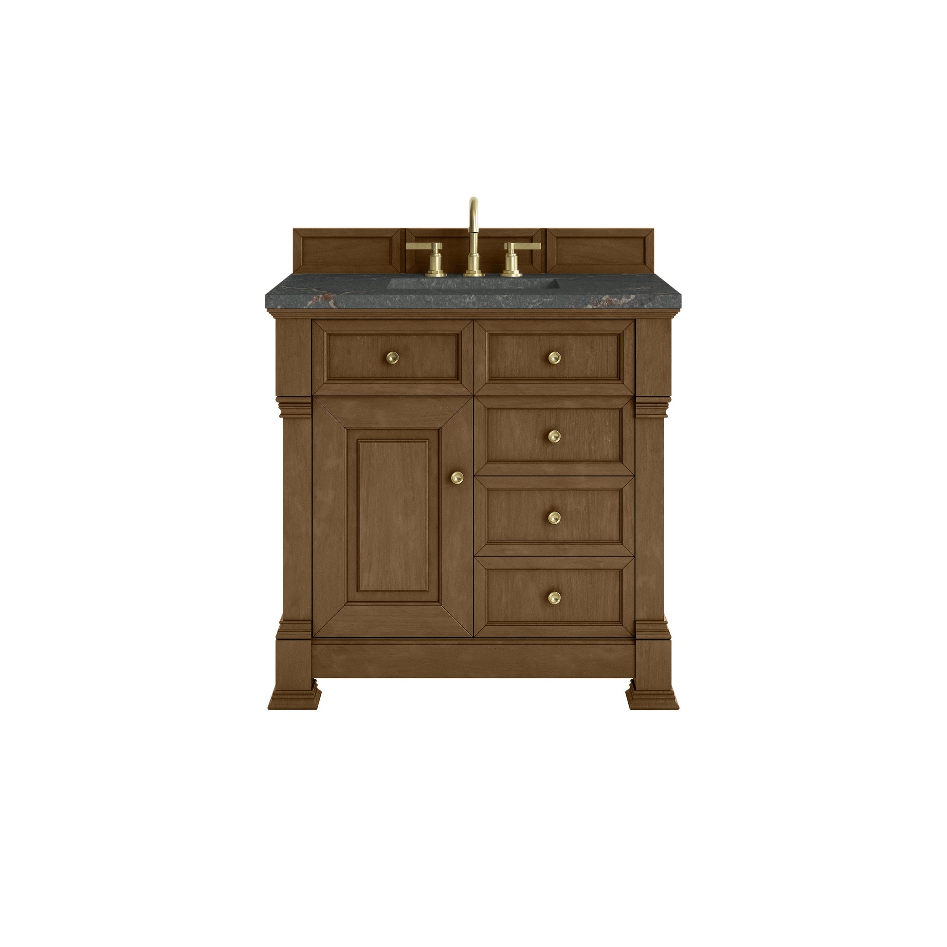 Honey Oak / Parisien Bleu - 3 Faucet Holes