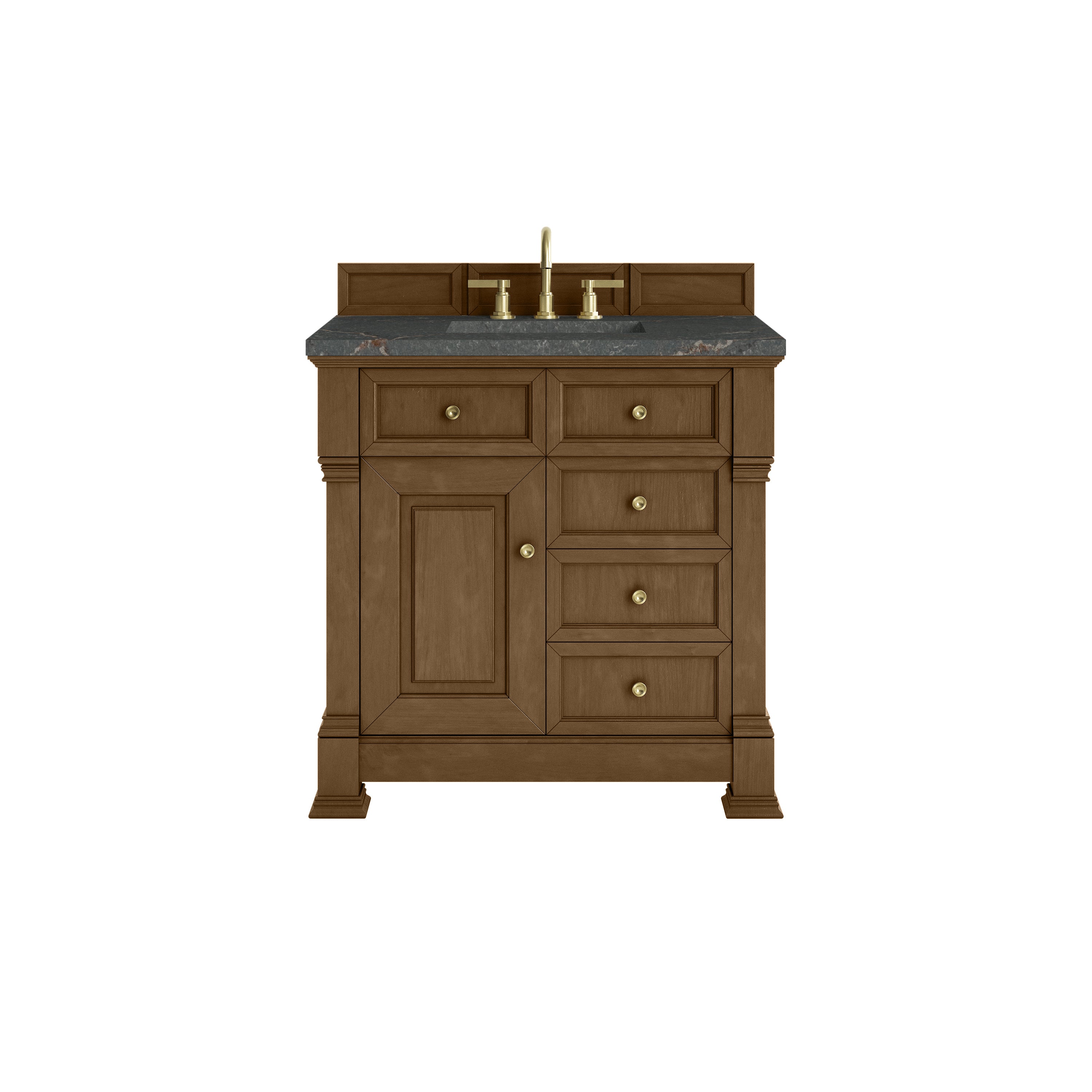 Honey Oak / Parisien Bleu - 3 Faucet Holes