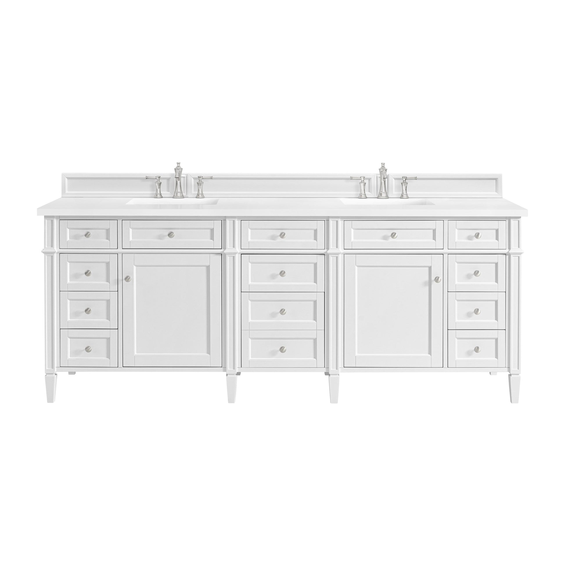 Bright White / White Zeus - 3 Faucet Holes