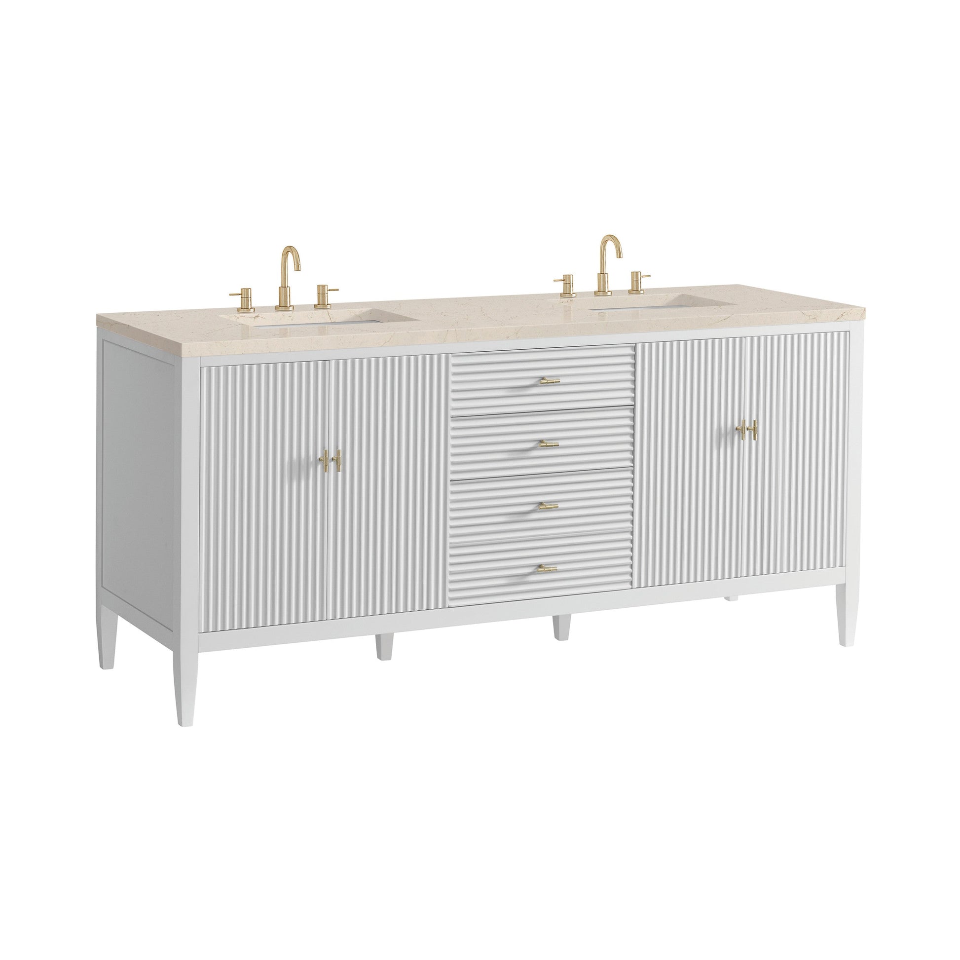 Bright White / Eternal Marfil - 3 Faucet Holes