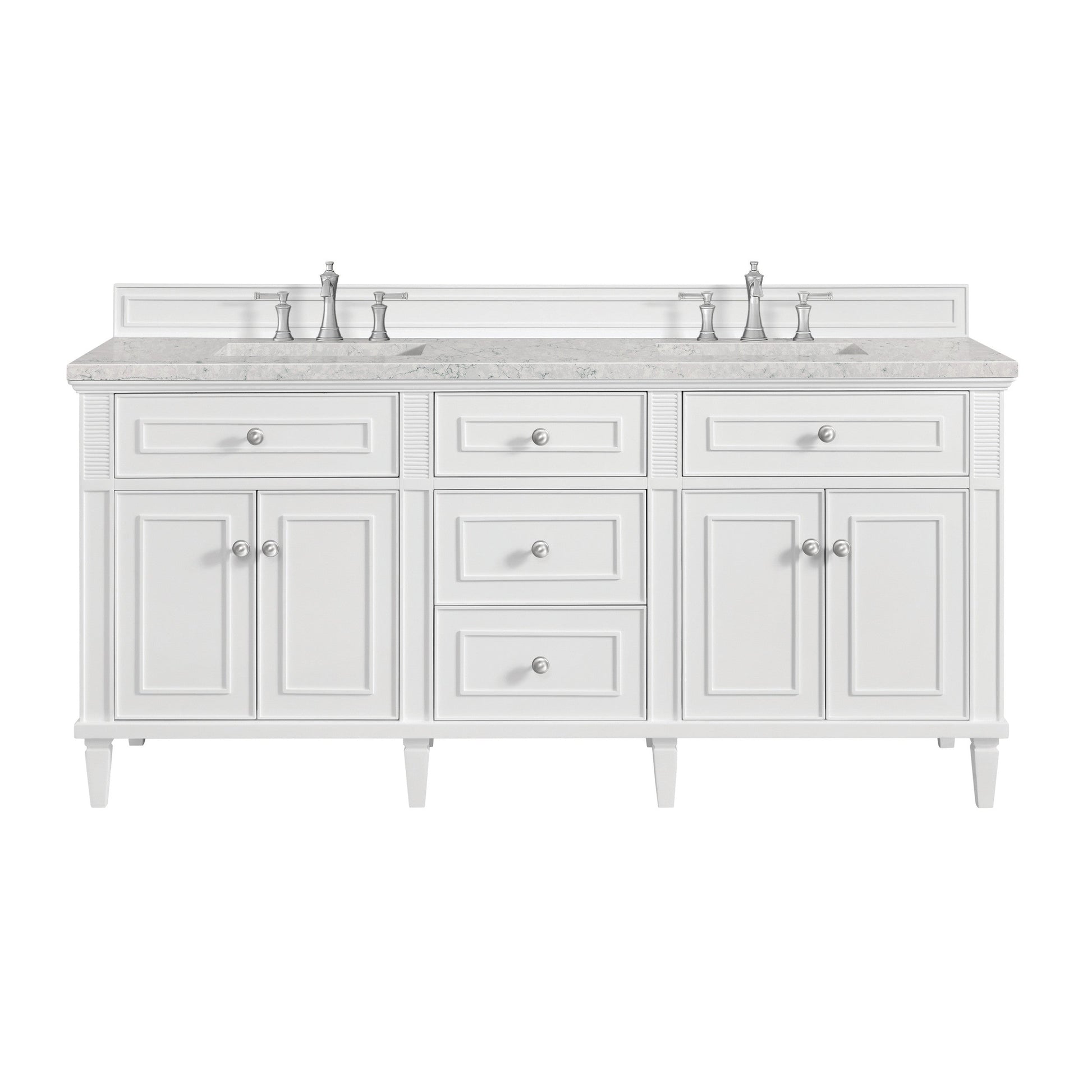 Bright White / Eternal Jasmine Pearl - 3 Faucet Holes