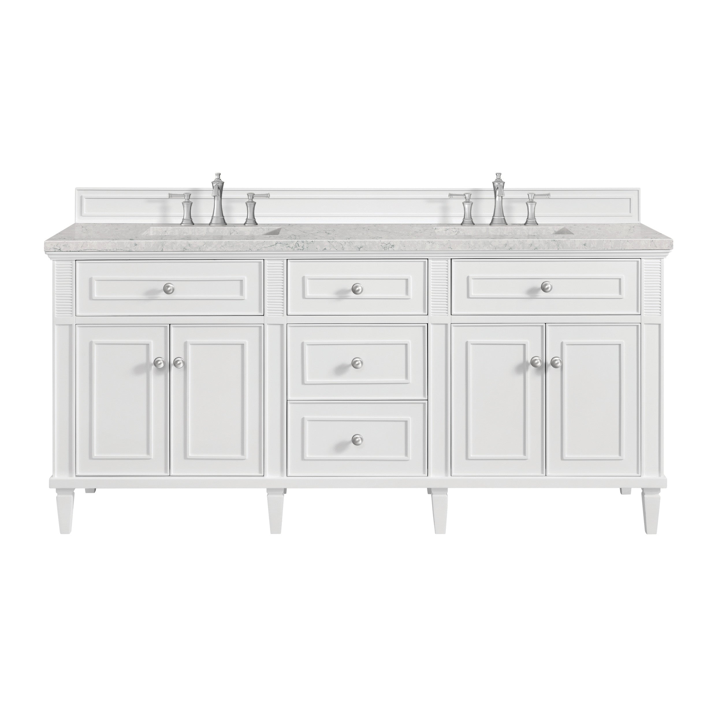 Bright White / Eternal Jasmine Pearl - 3 Faucet Holes