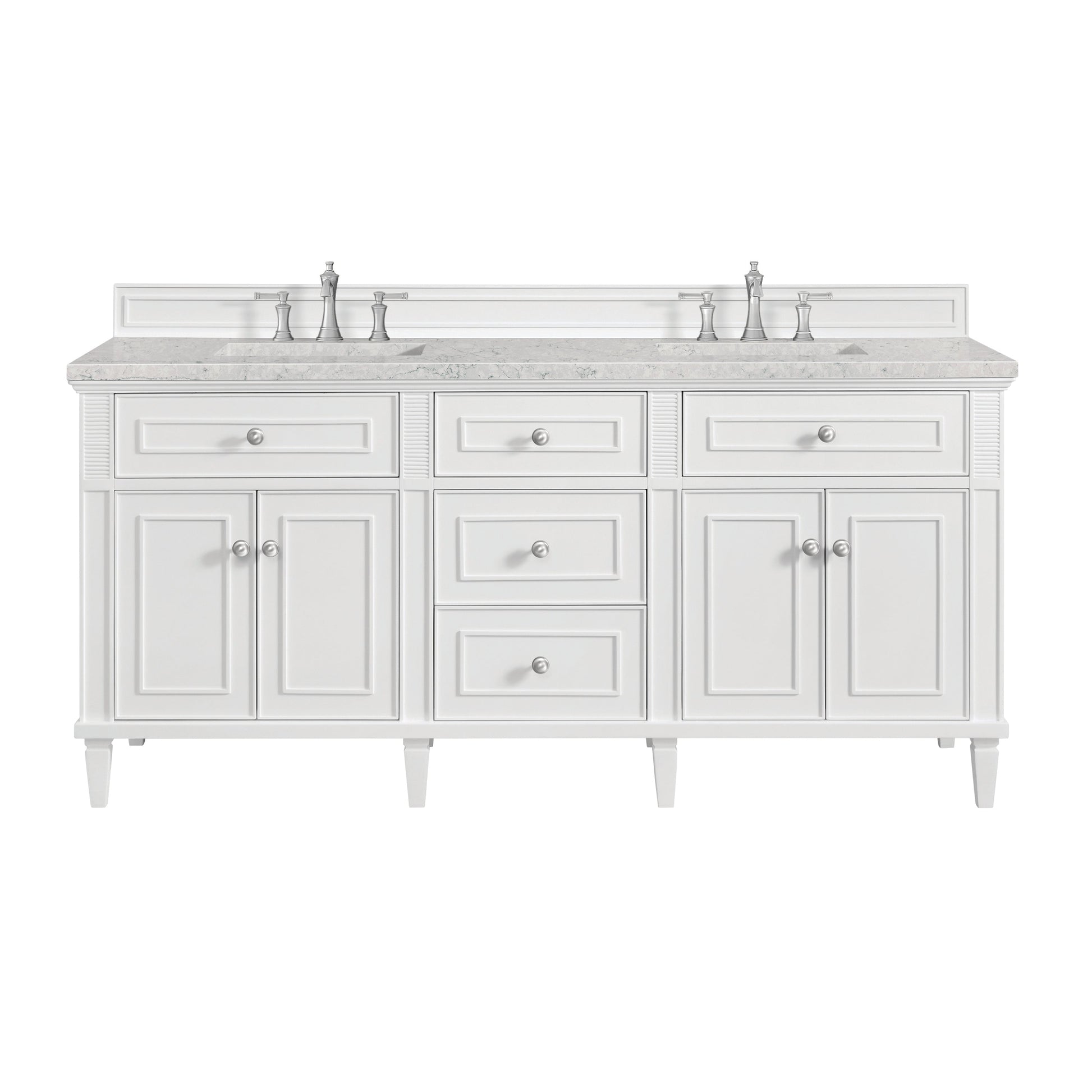 Bright White / Eternal Jasmine Pearl - 3 Faucet Holes