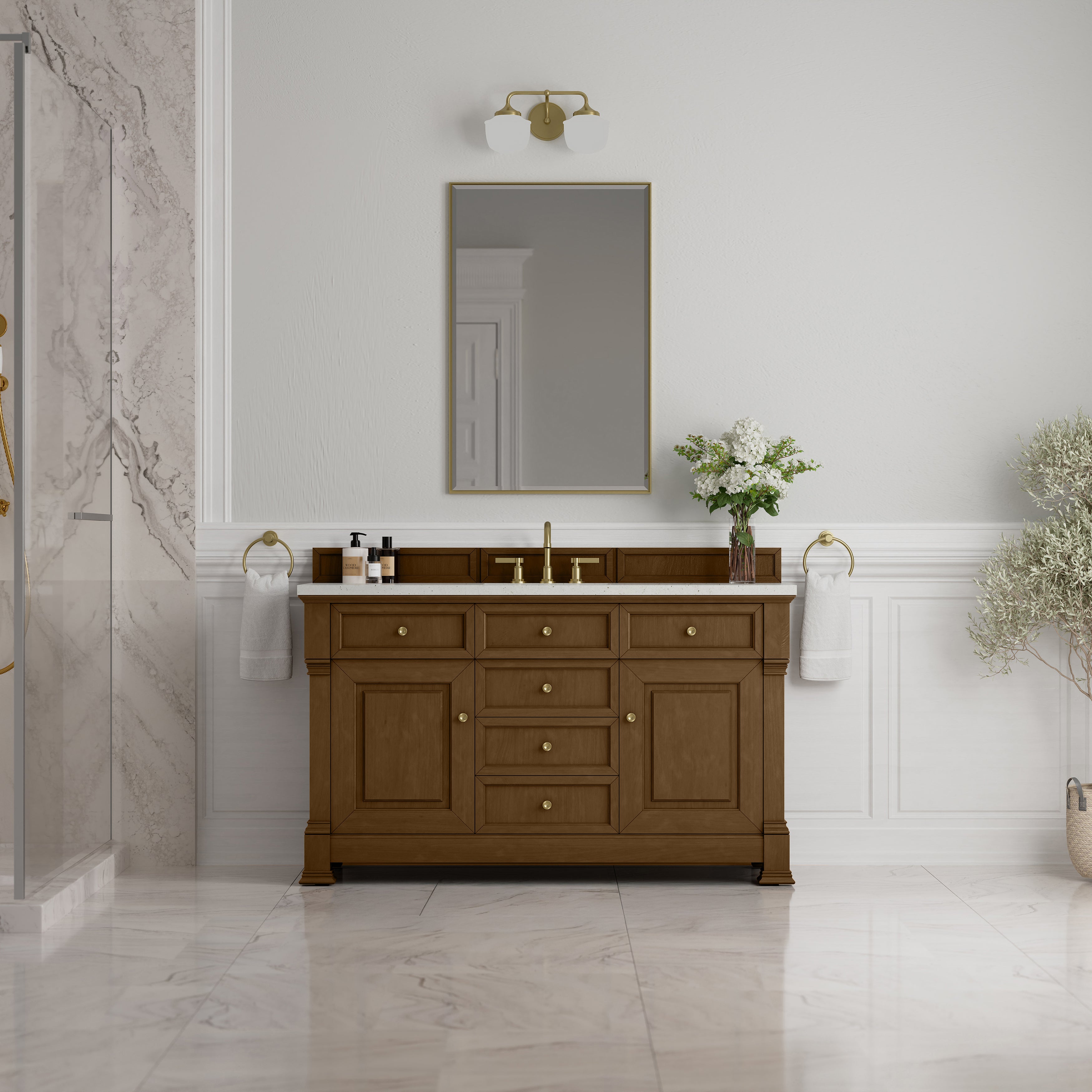 Honey Oak / Lime Delight - 3 Faucet Holes