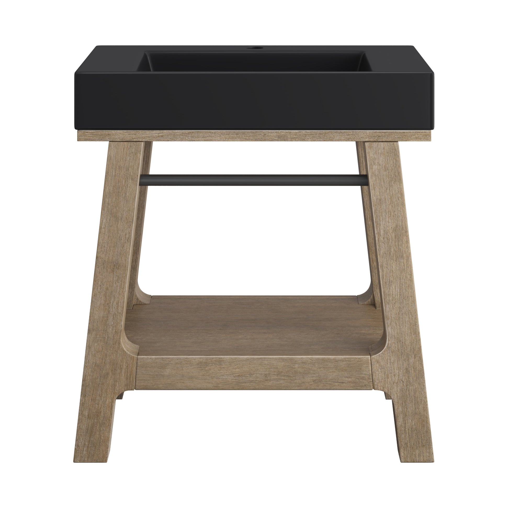 Weathered Timber / Matte Black