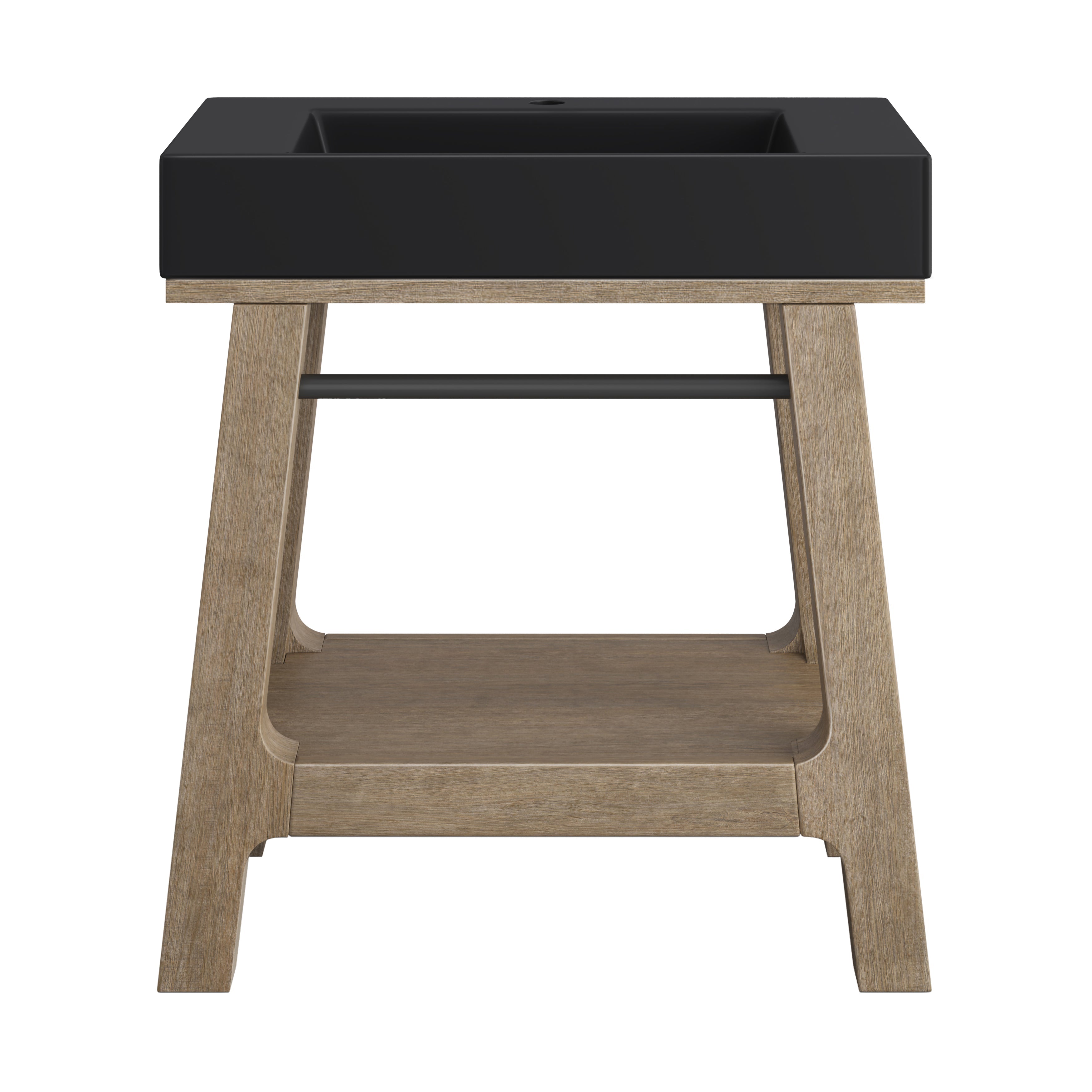 Weathered Timber / Matte Black