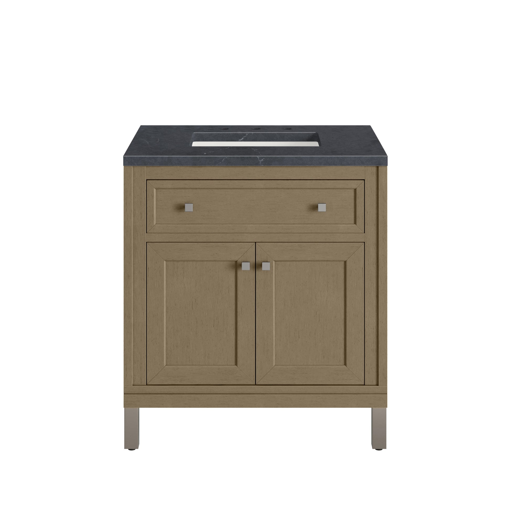 Walnut Whisper / Charcoal Soapstone - 3 Faucet Holes