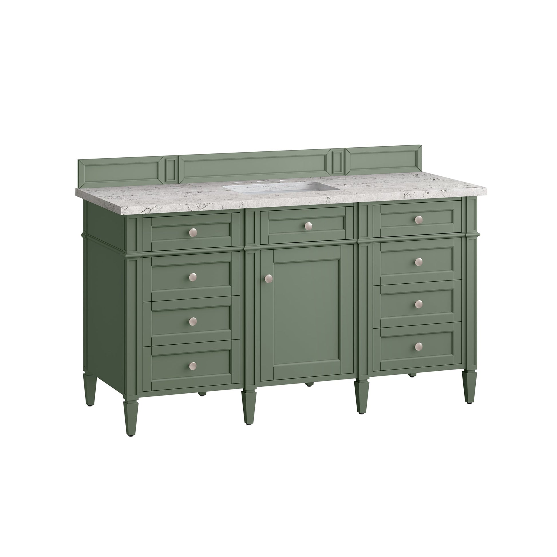Smokey Celadon / Eternal Jasmine Pearl - 3 Faucet Holes