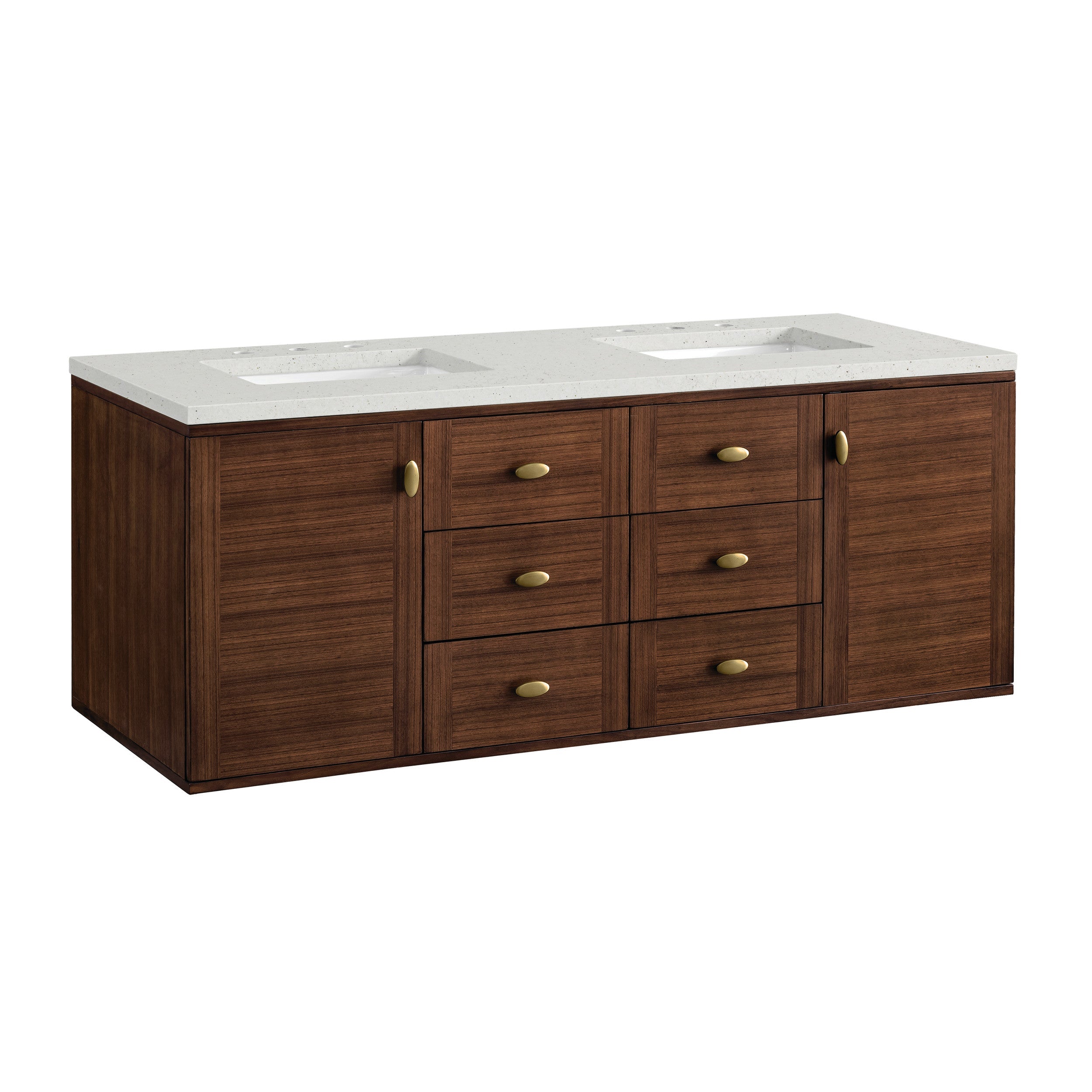 Mid-Century Walnut / Lime Delight - 3 Faucet Holes