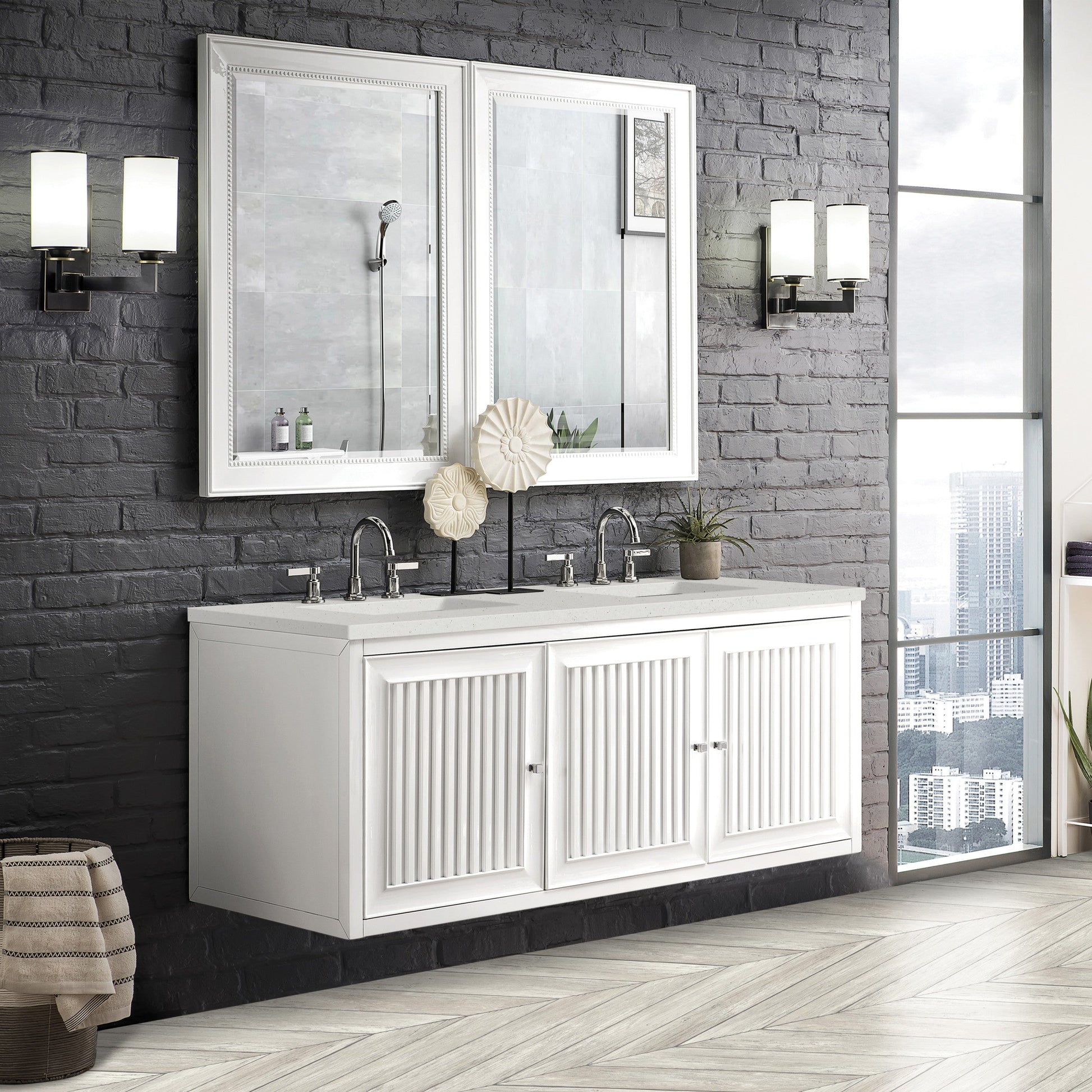 Glossy White / Lime Delight - 3 Faucet Holes