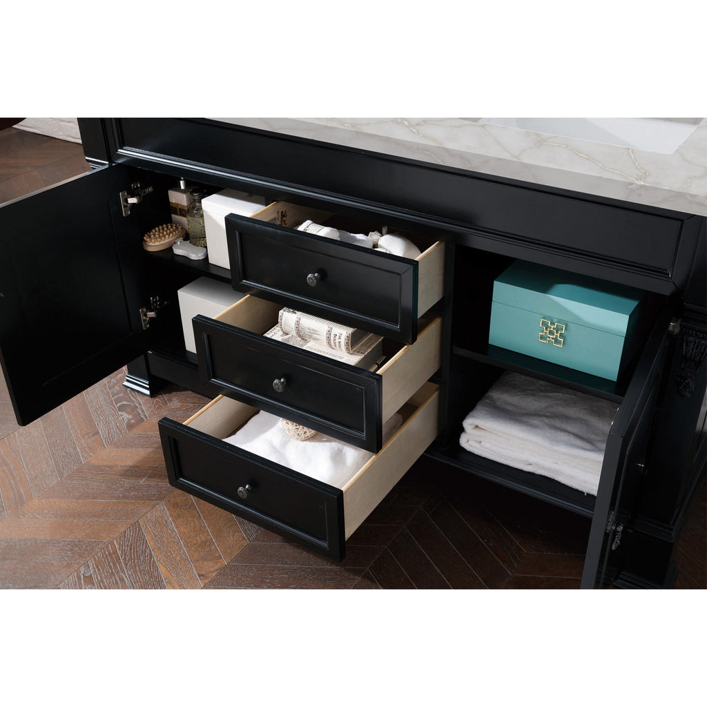 Antique Black / Victorian Silver - 3 Faucet Holes