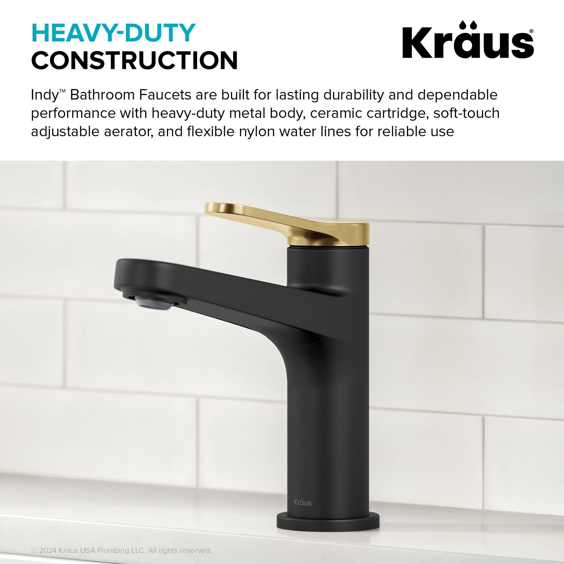 Spot Free Brushed Brass / Matte Black