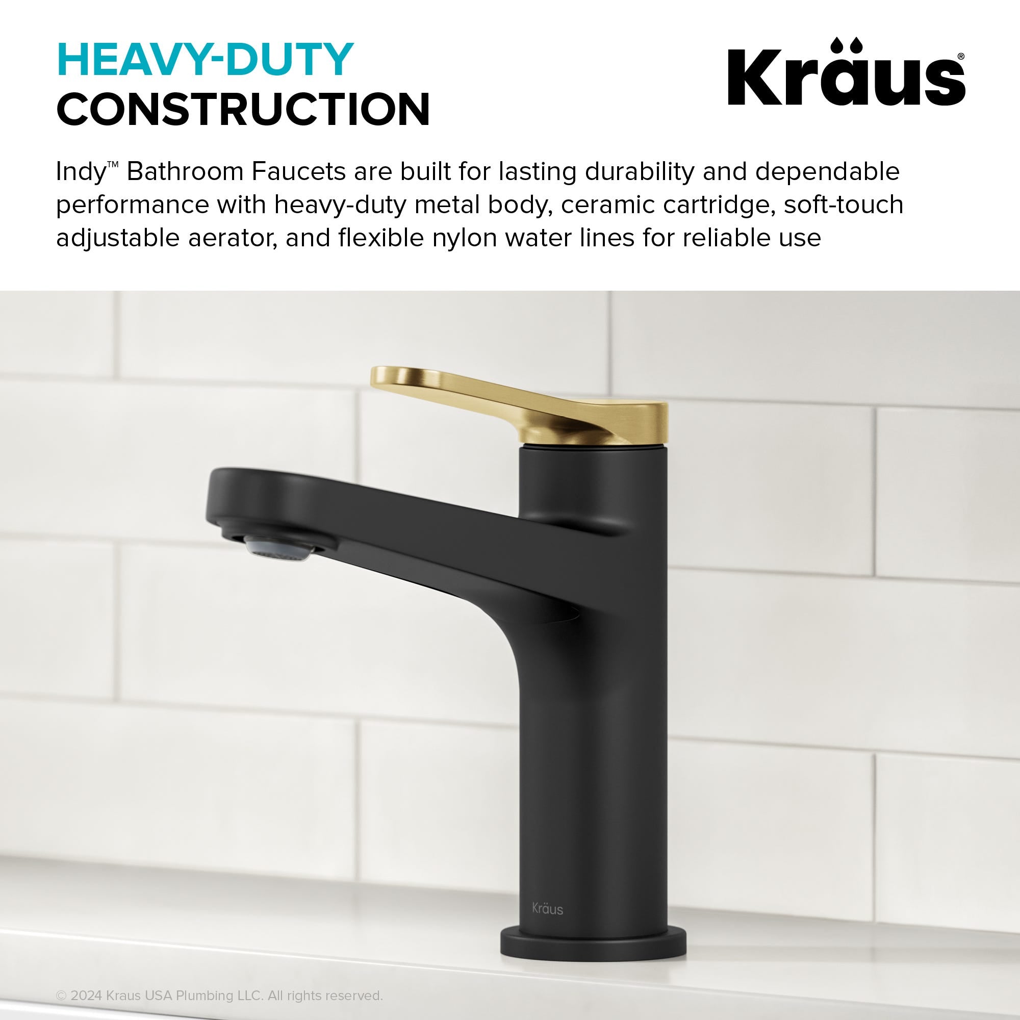 Spot Free Brushed Brass / Matte Black