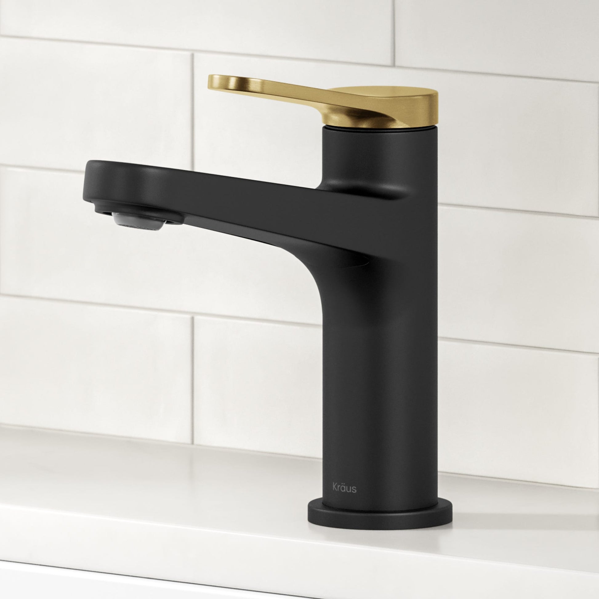 Spot Free Brushed Brass / Matte Black