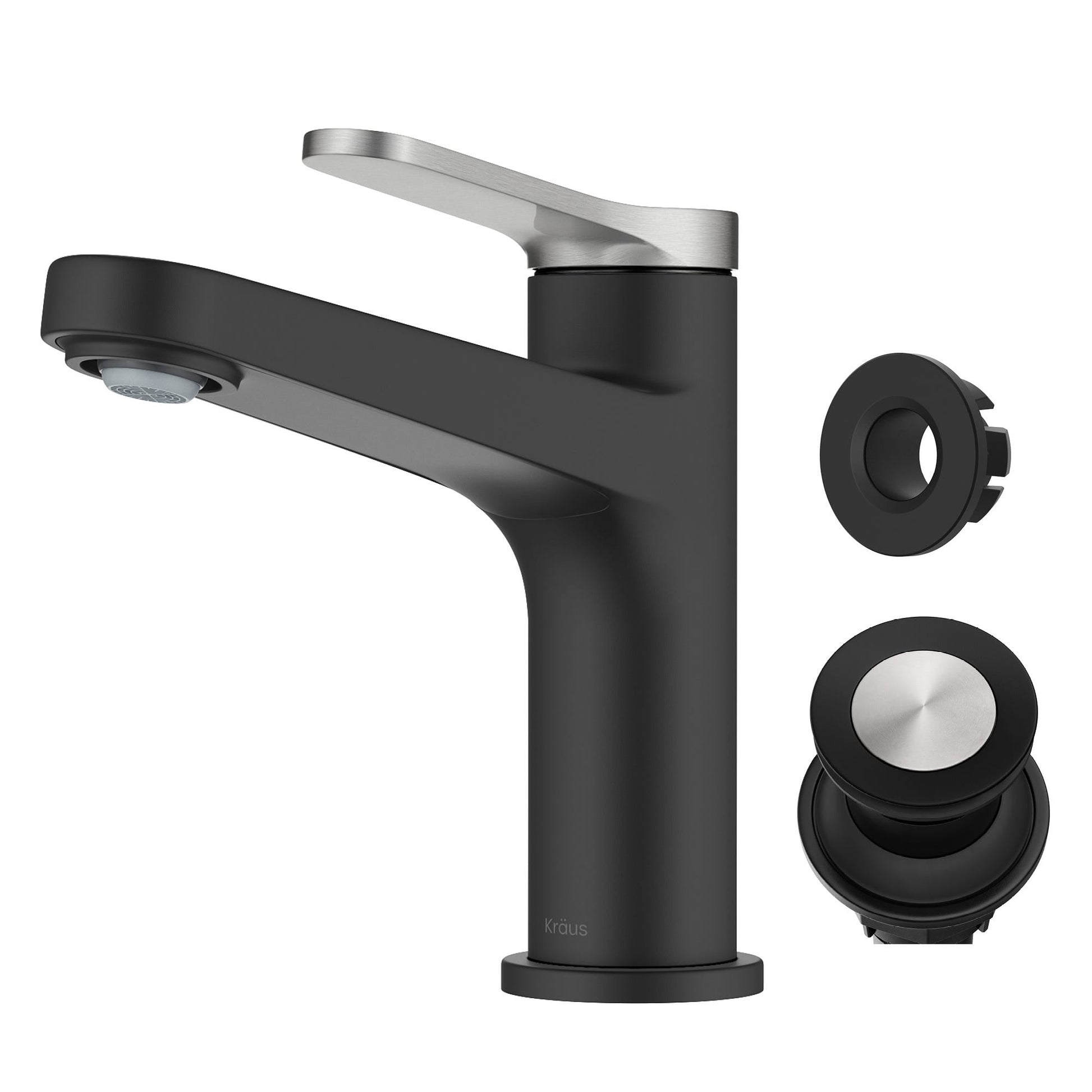 Spot Free Brushed Nickel / Matte Black