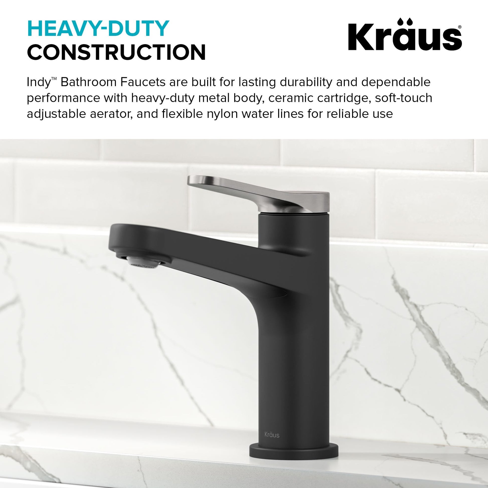 Spot Free Brushed Nickel / Matte Black