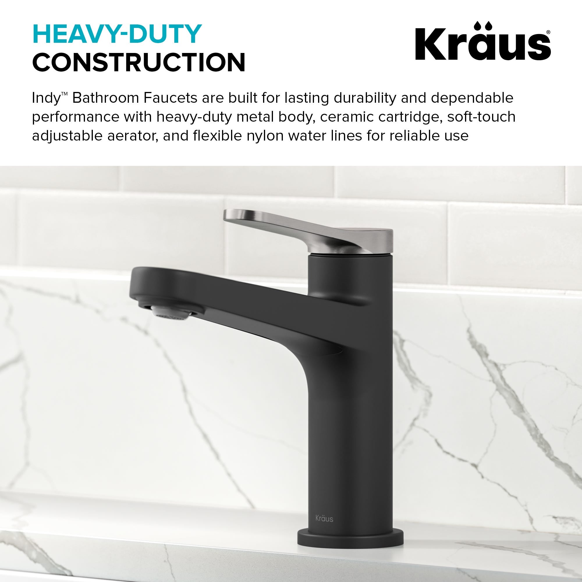 Spot Free Brushed Nickel / Matte Black