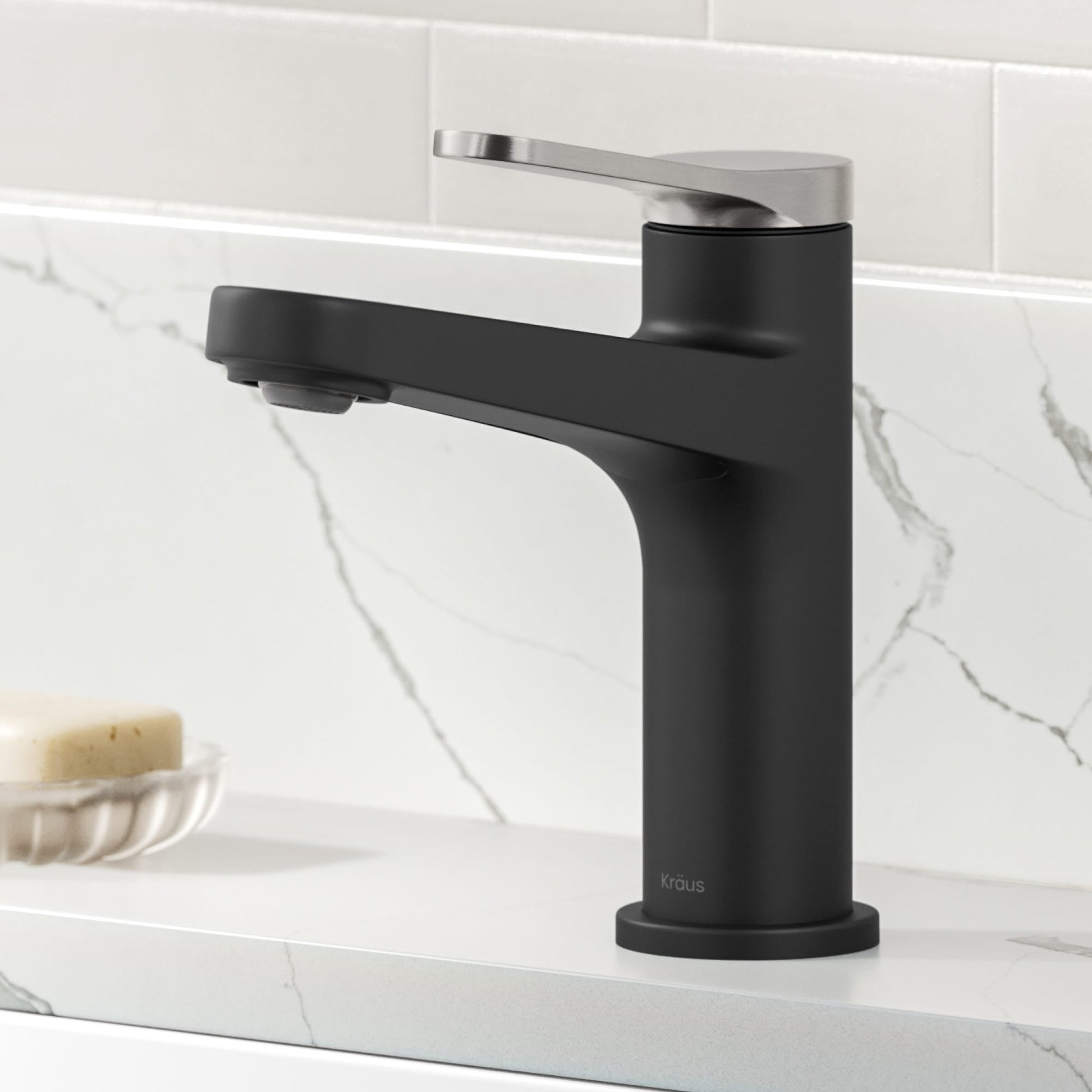 Spot Free Brushed Nickel / Matte Black