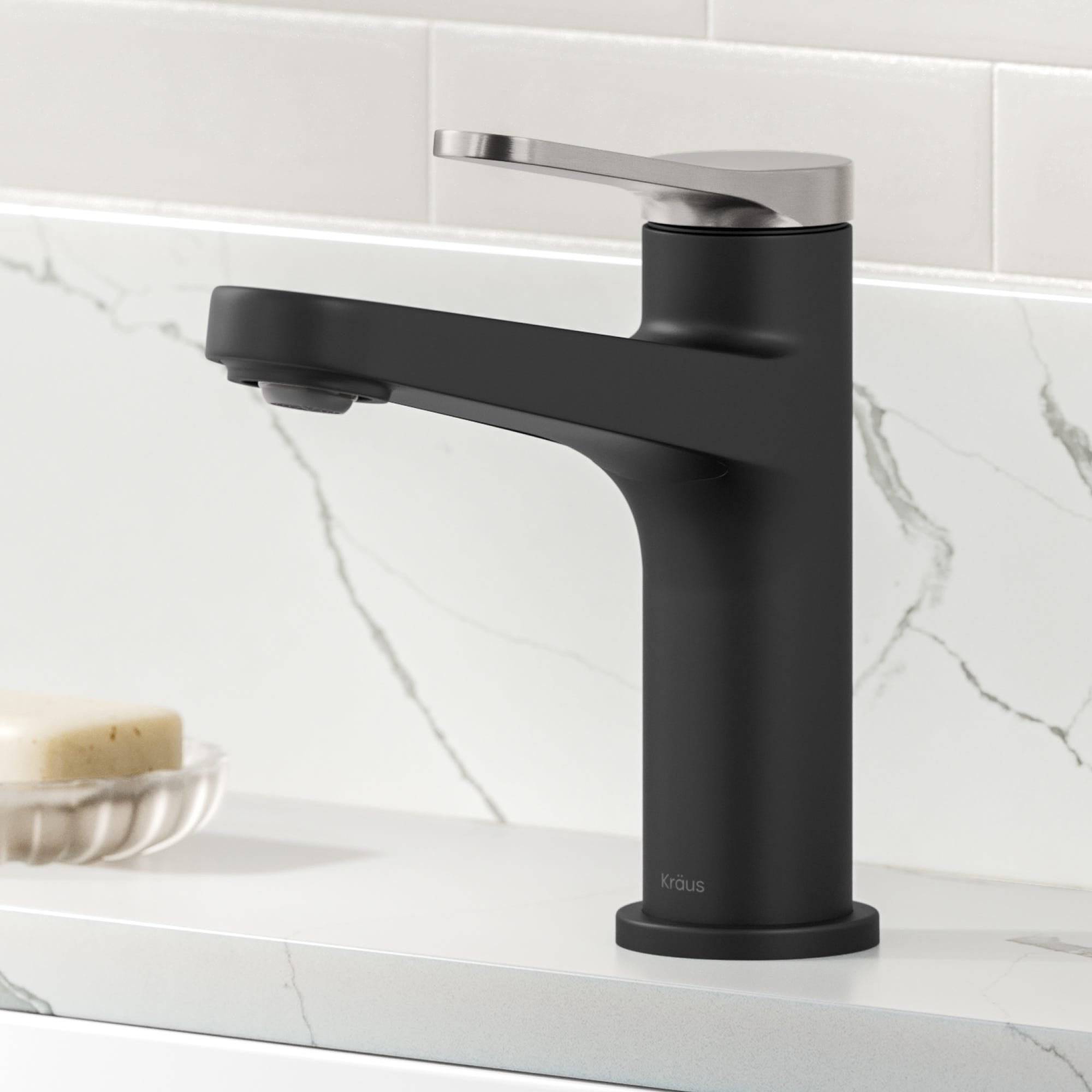 Spot Free Brushed Nickel / Matte Black