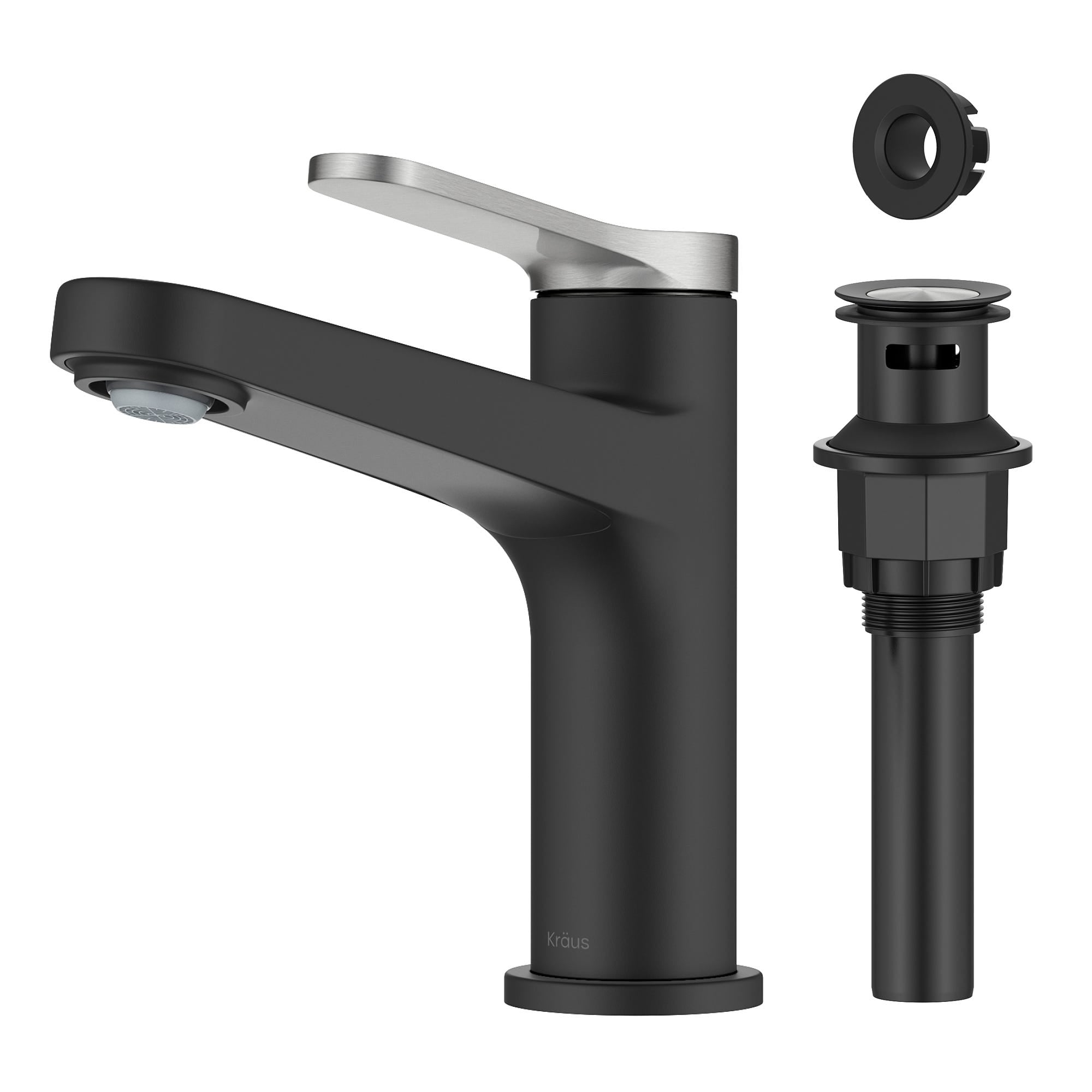 Spot Free Brushed Nickel / Matte Black