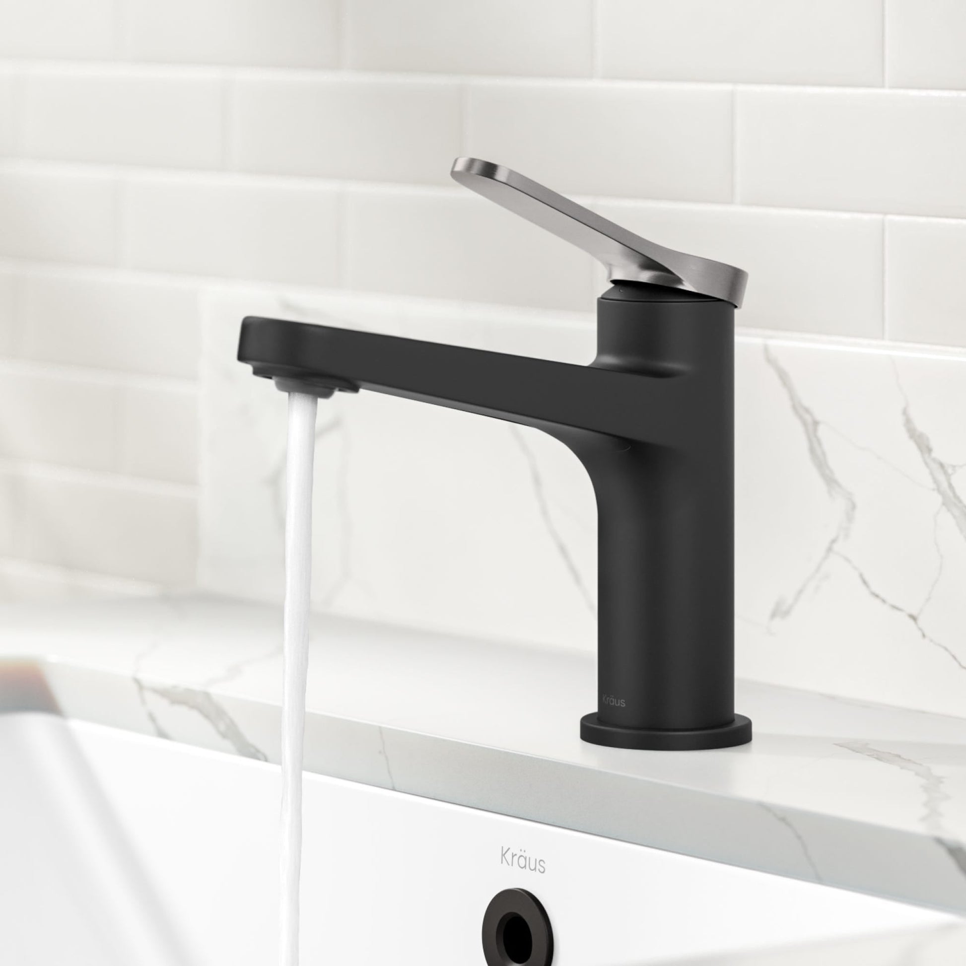 Spot Free Brushed Nickel / Matte Black