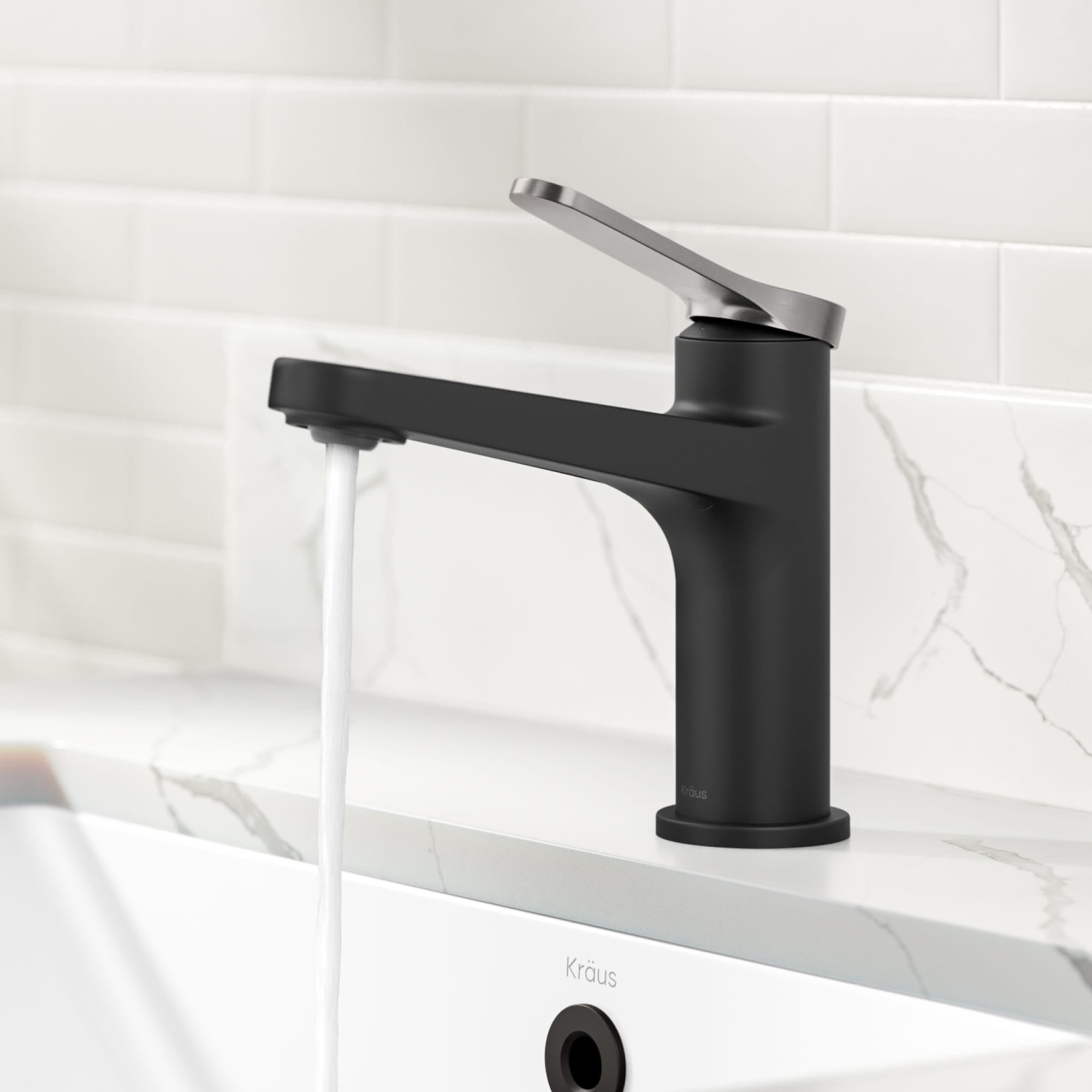 Spot Free Brushed Nickel / Matte Black
