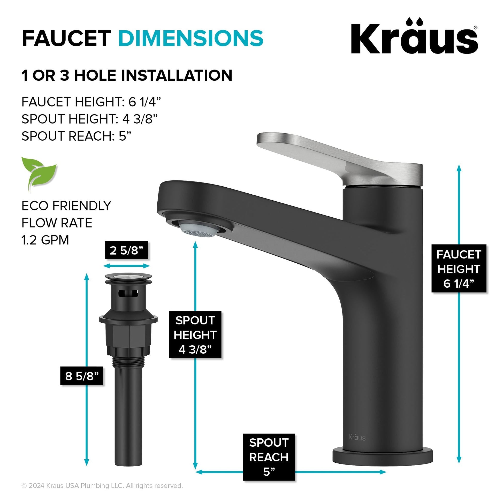 Spot Free Brushed Nickel / Matte Black