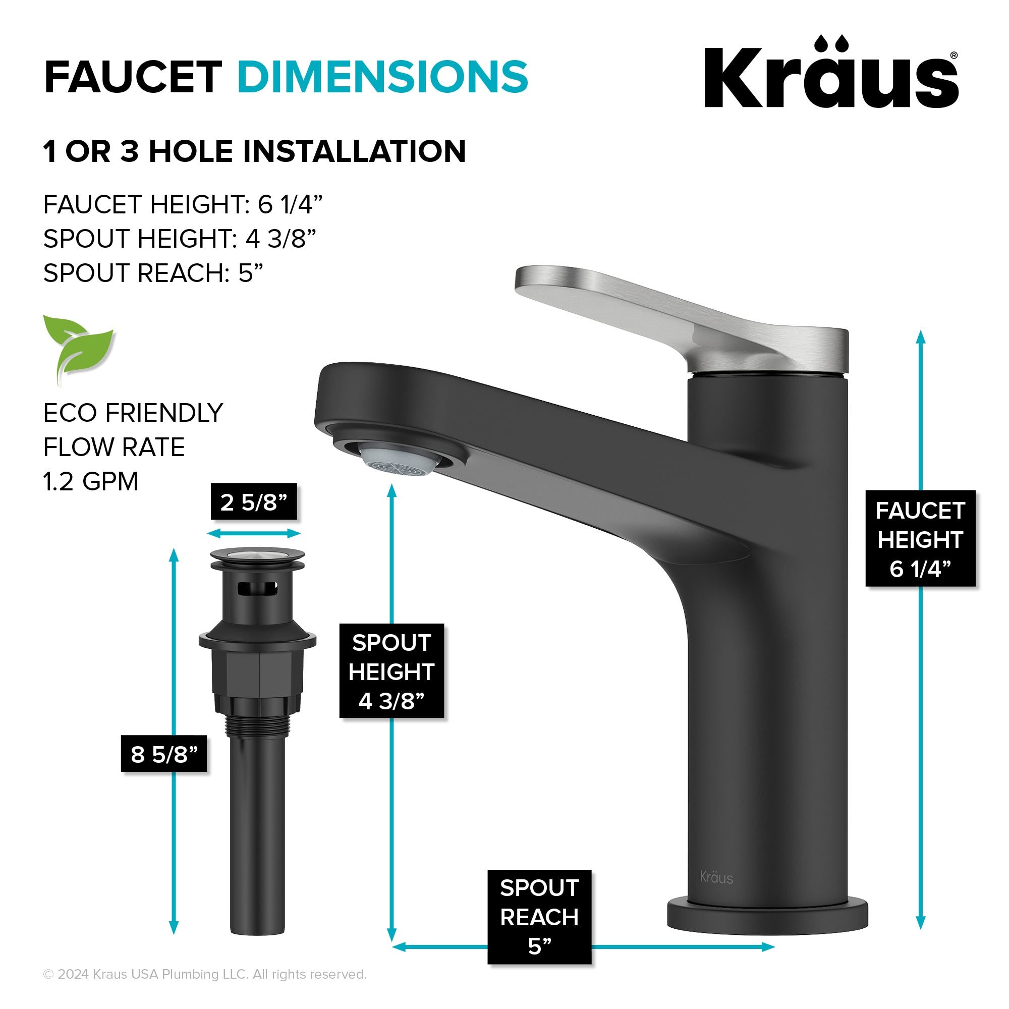 Spot Free Brushed Nickel / Matte Black