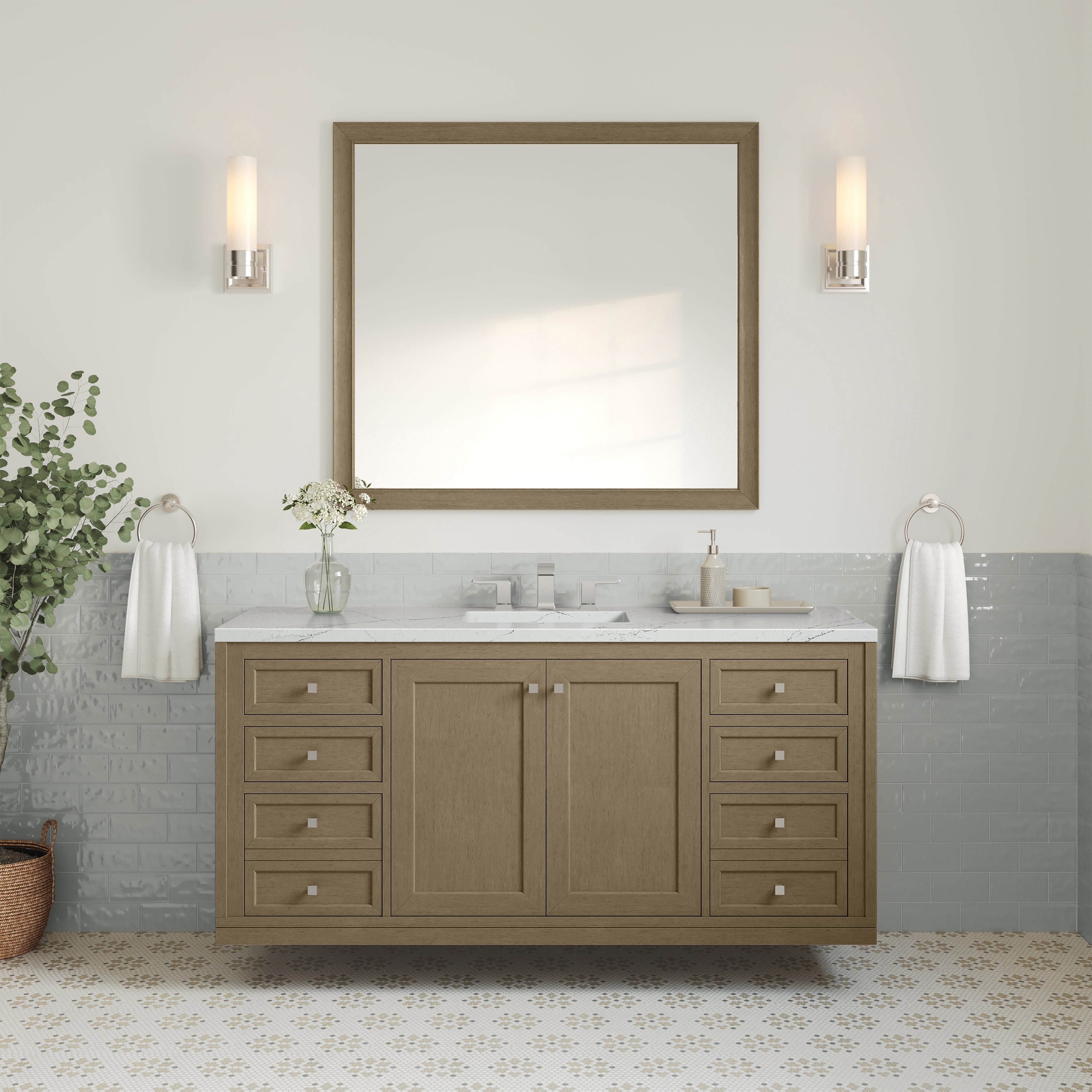 Walnut Whisper / Ethereal Noctis - 3 Faucet Holes