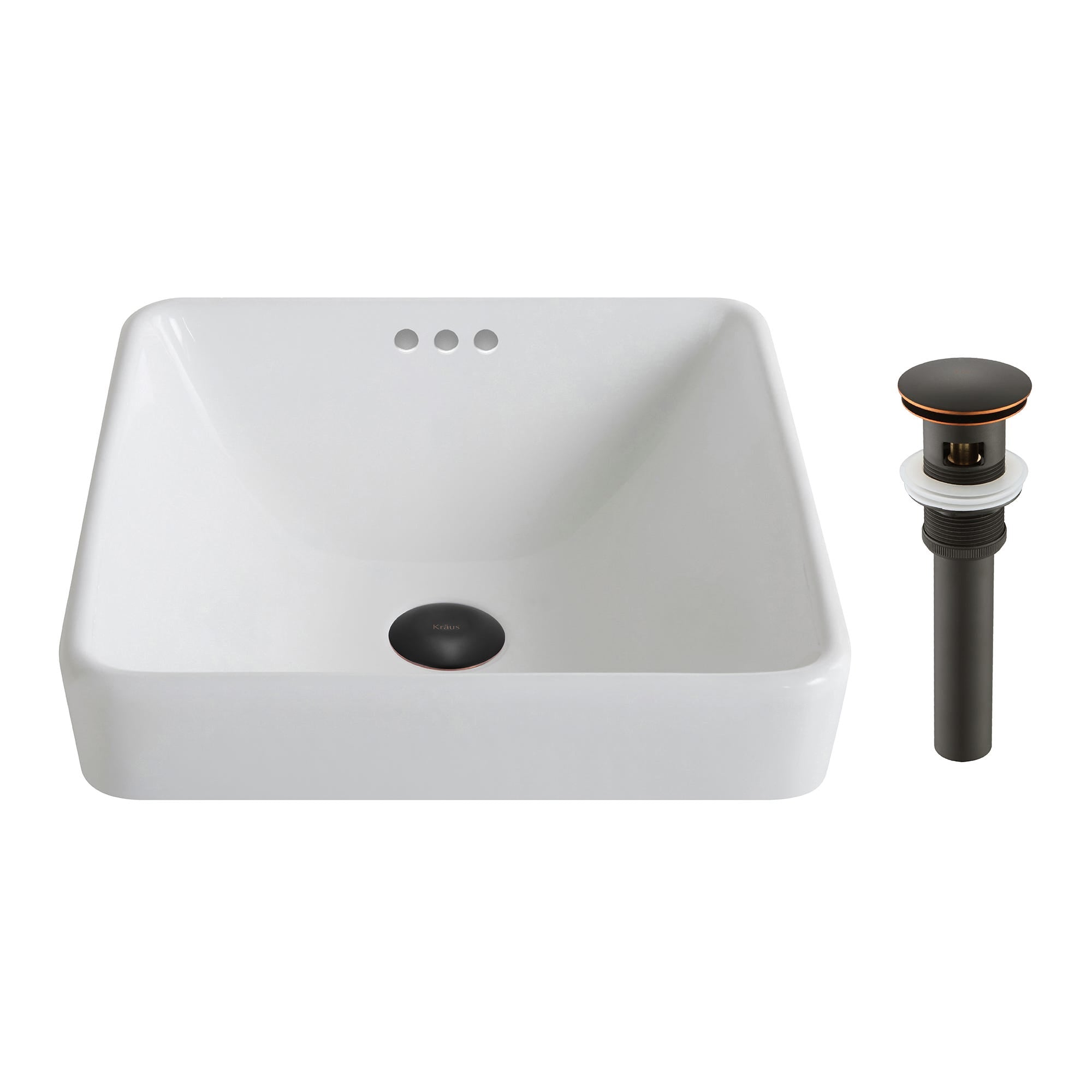 White / Oil Rubbed Bronze