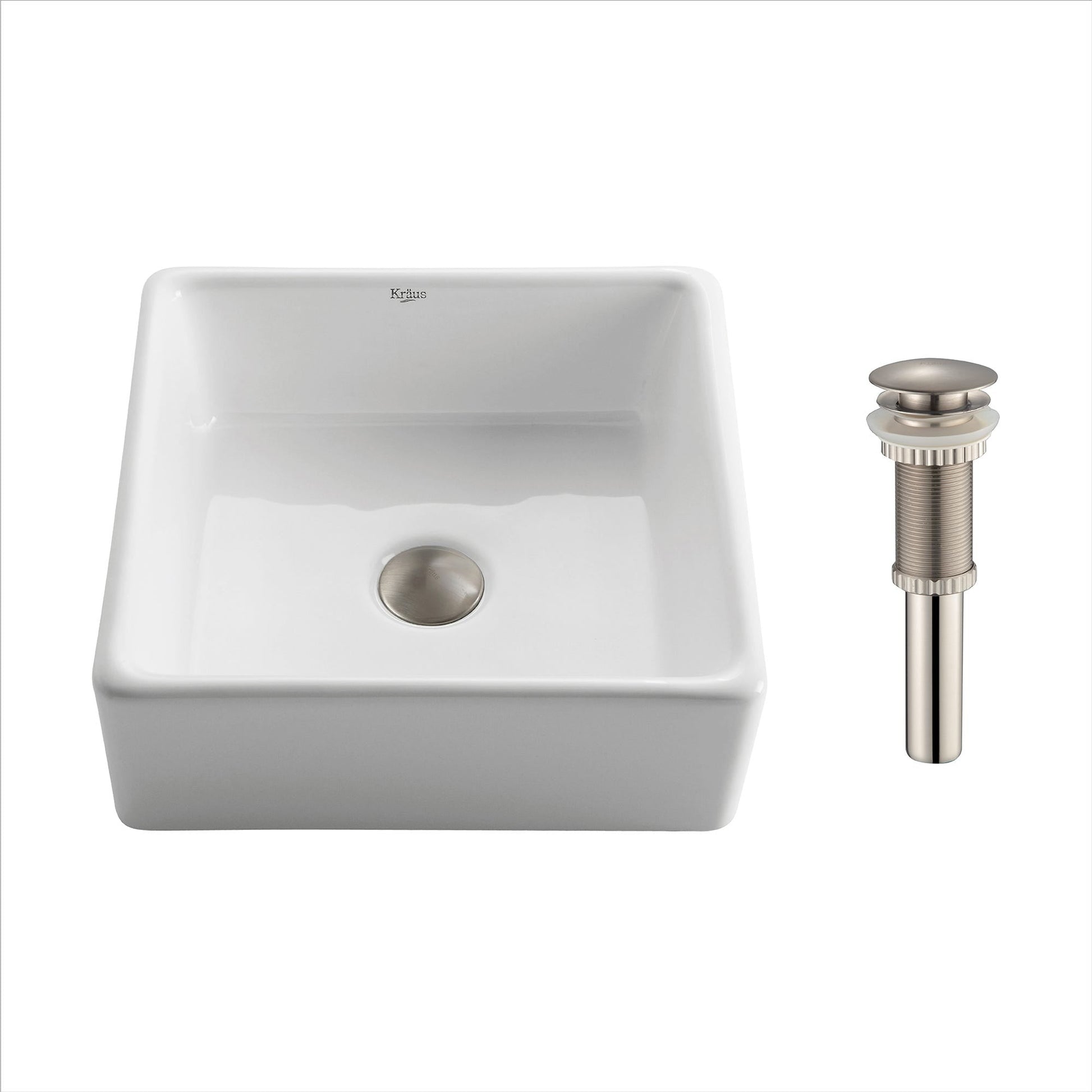 White / Satin Nickel