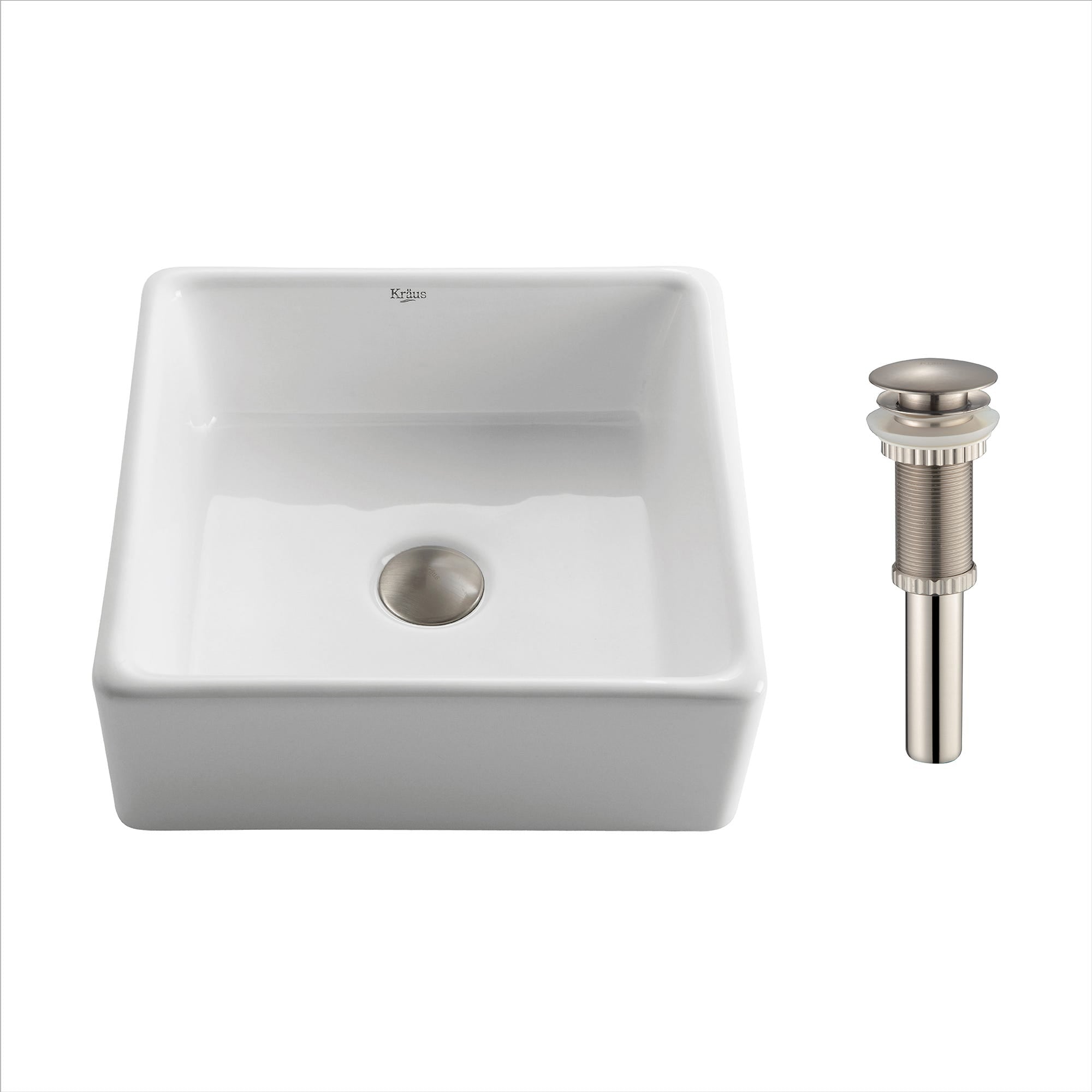 White / Satin Nickel