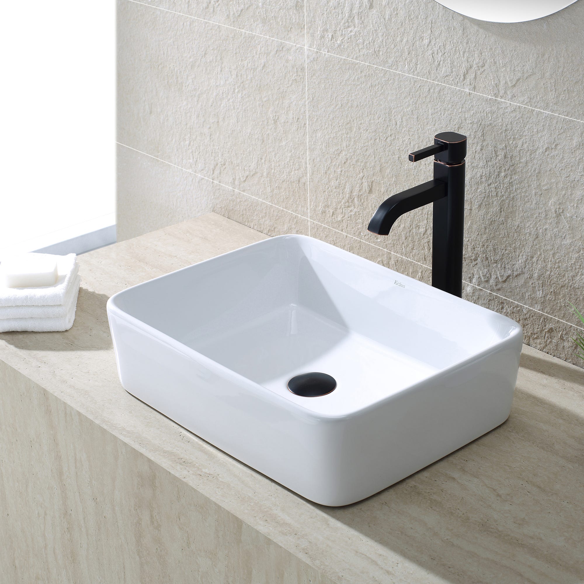 White / Oil Rubbed Bronze