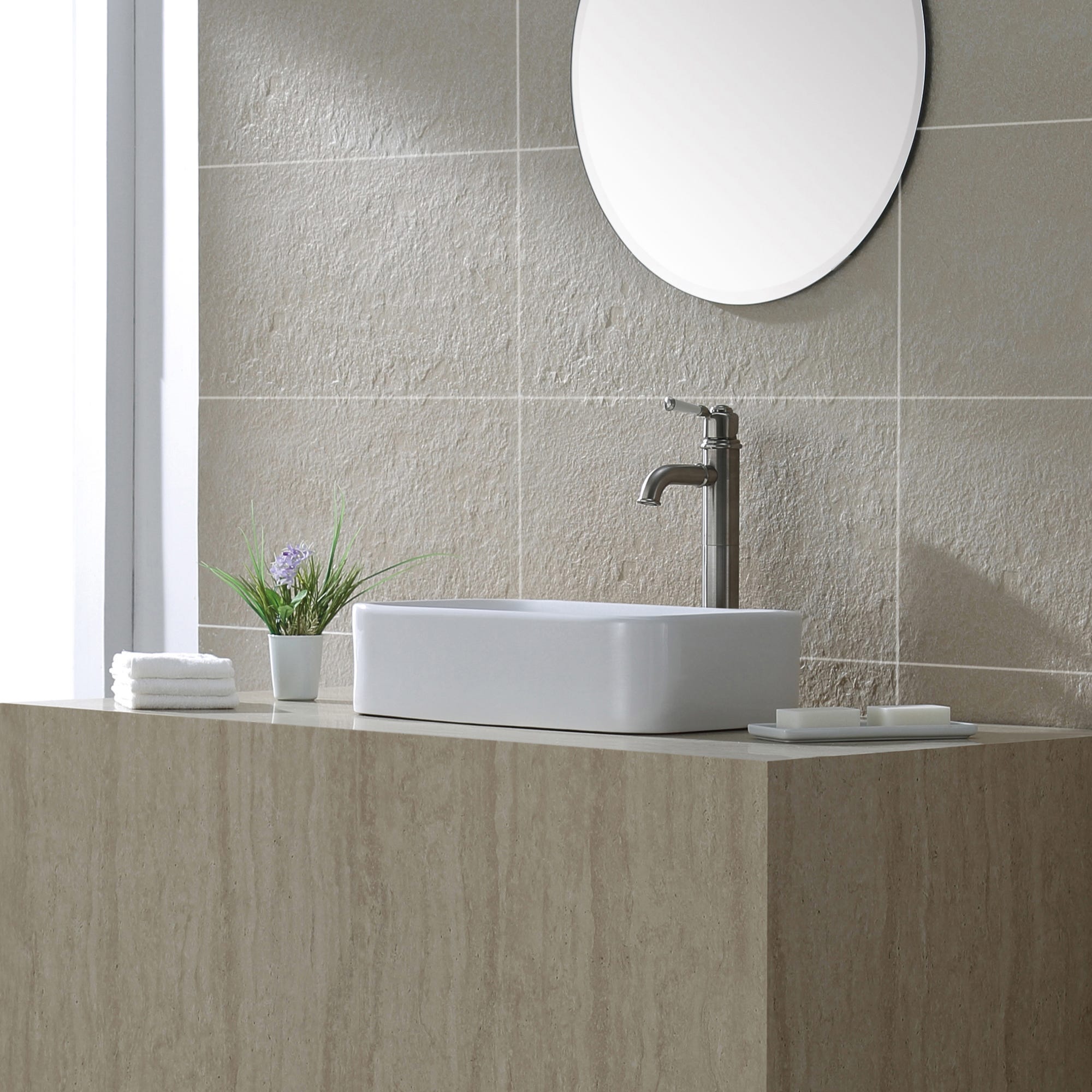 White / Satin Nickel