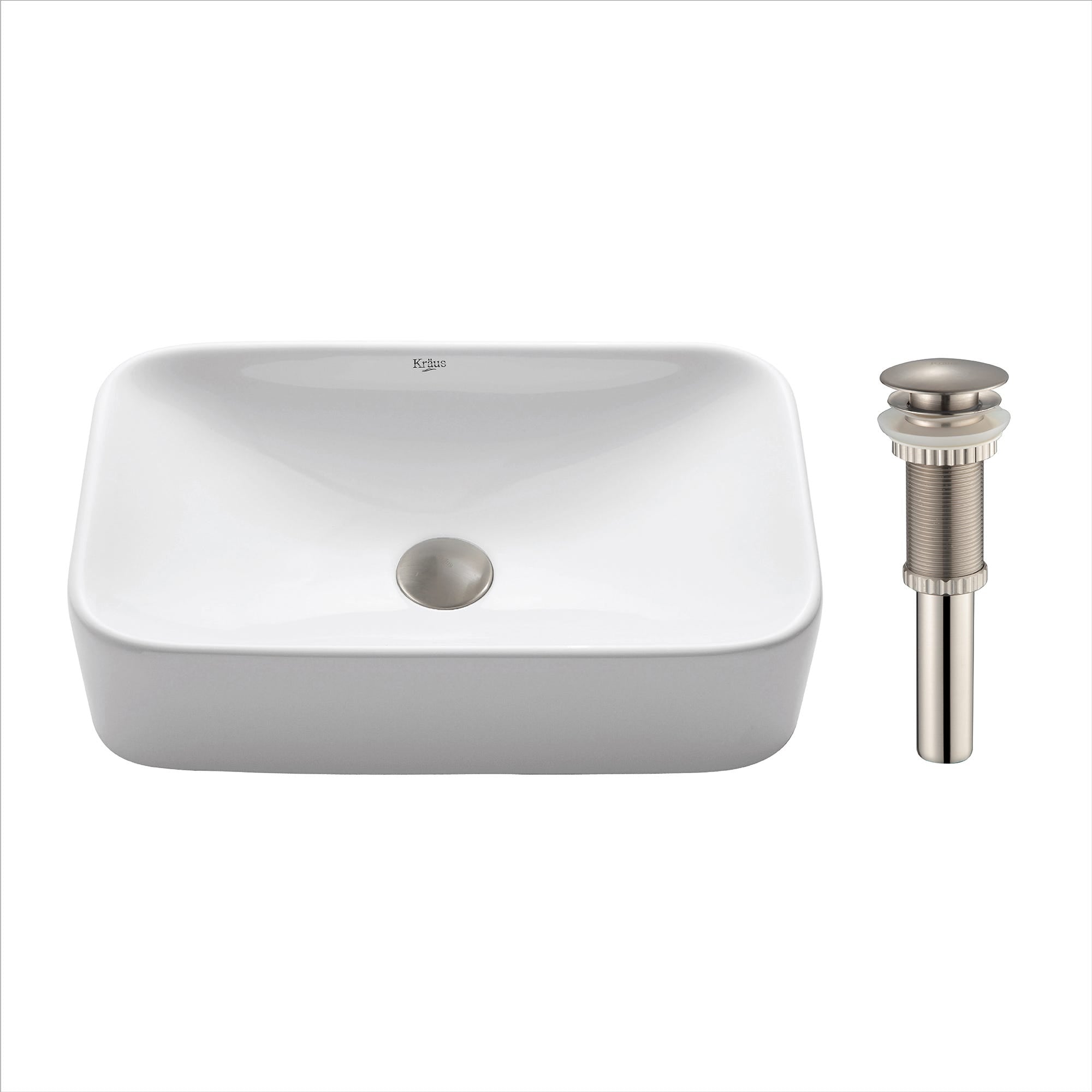 White / Satin Nickel