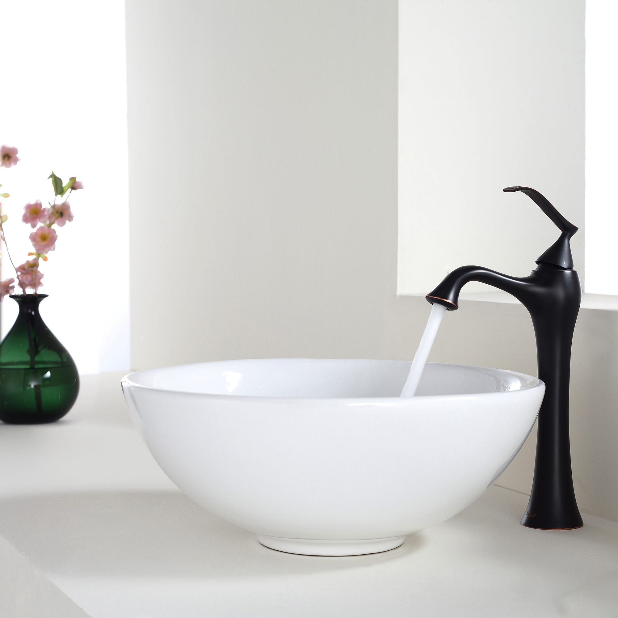 White / Oil Rubbed Bronze