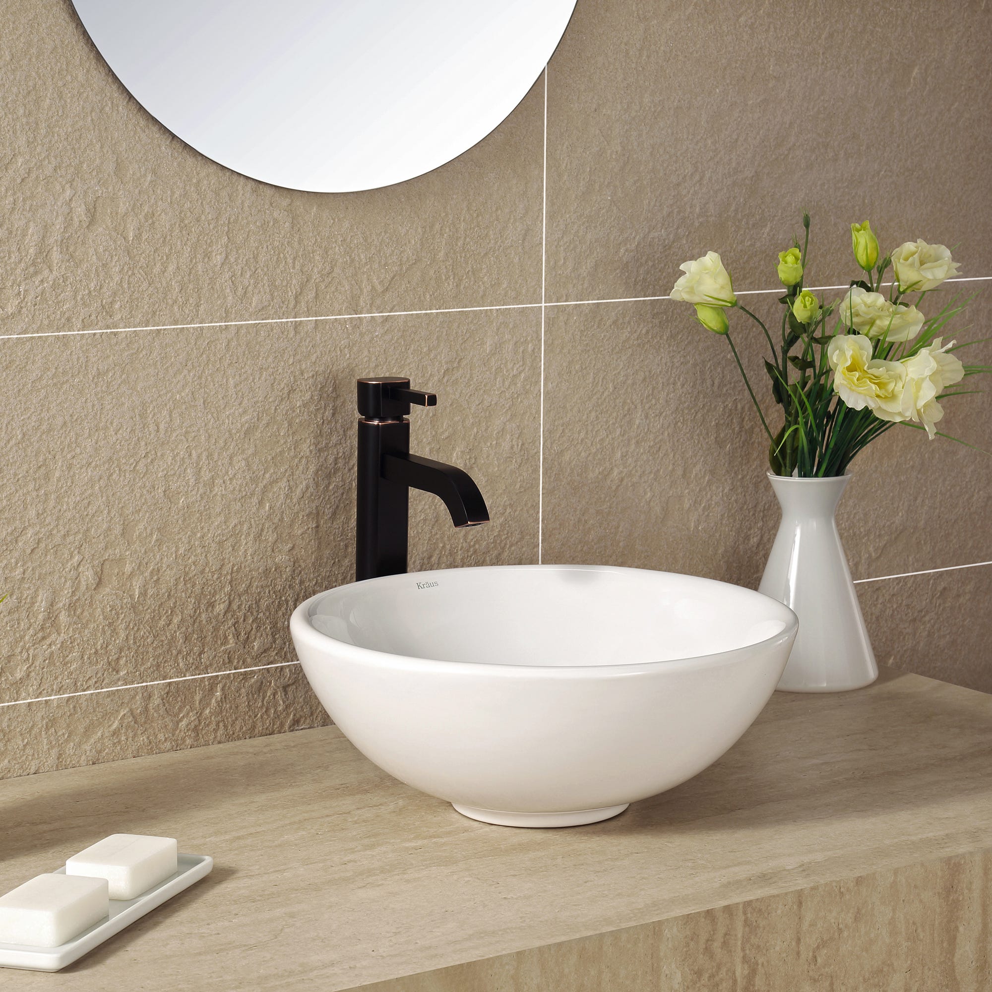 White / Oil Rubbed Bronze