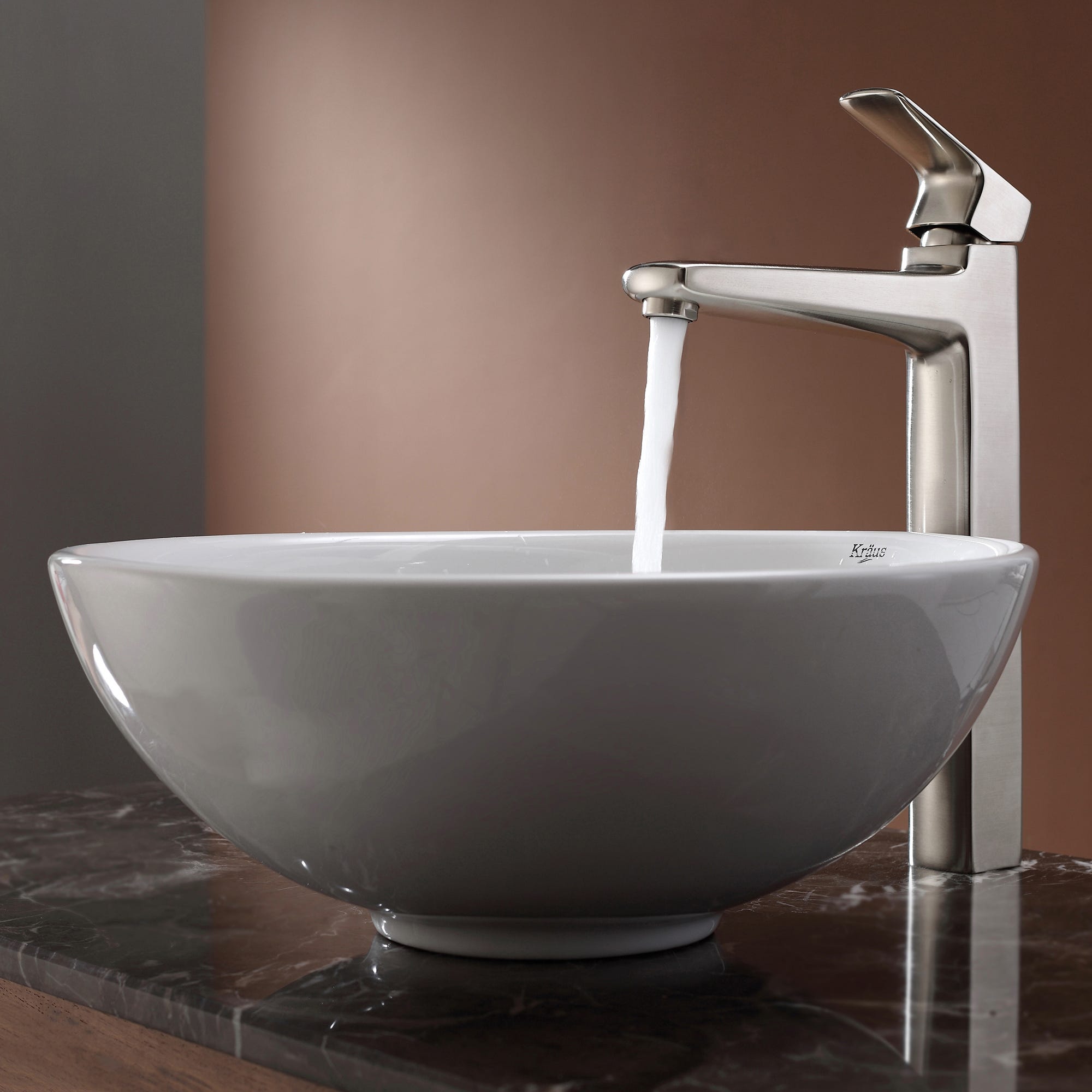White / Satin Nickel
