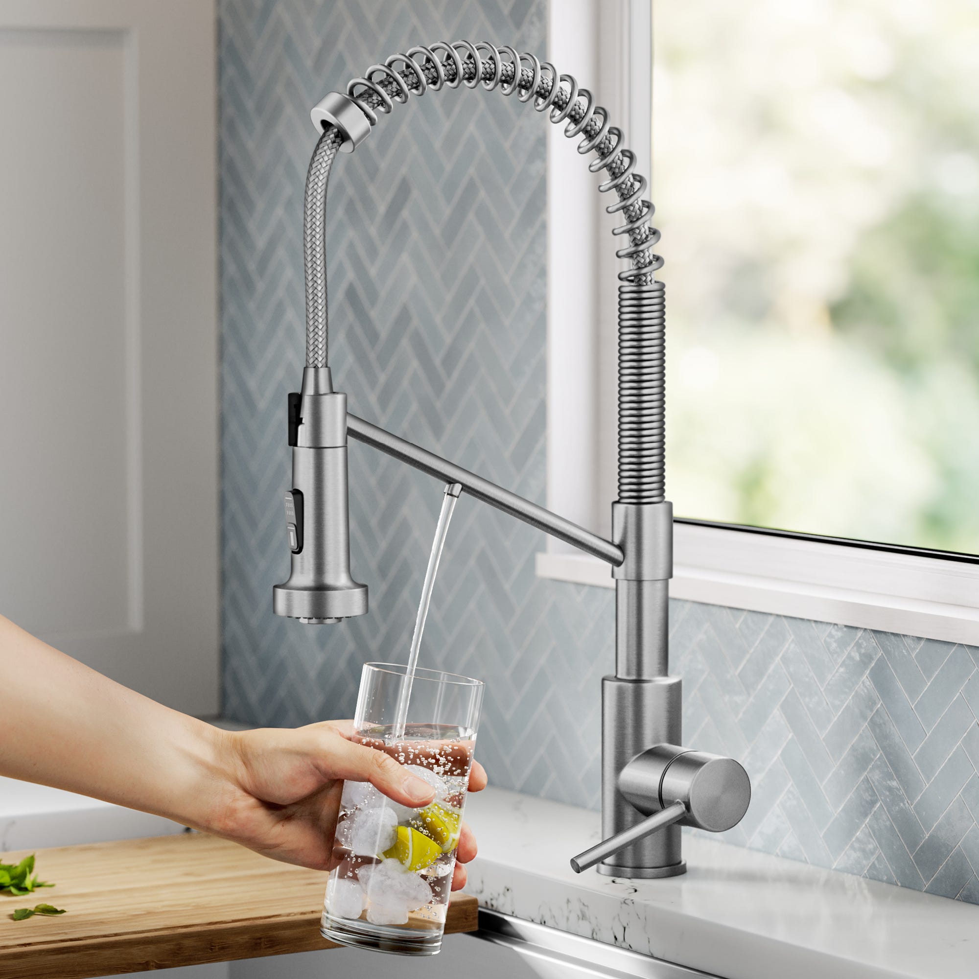 Spot Free Stainless Steel / 2-in-1 Filter