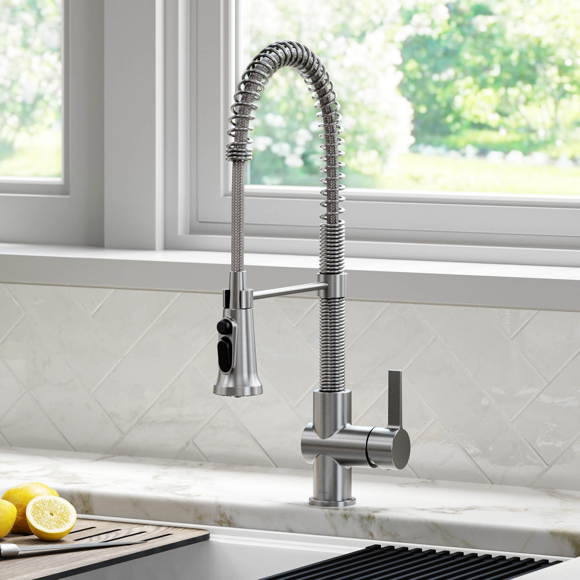 Spot Free Stainless Steel / 2-in-1 Filter