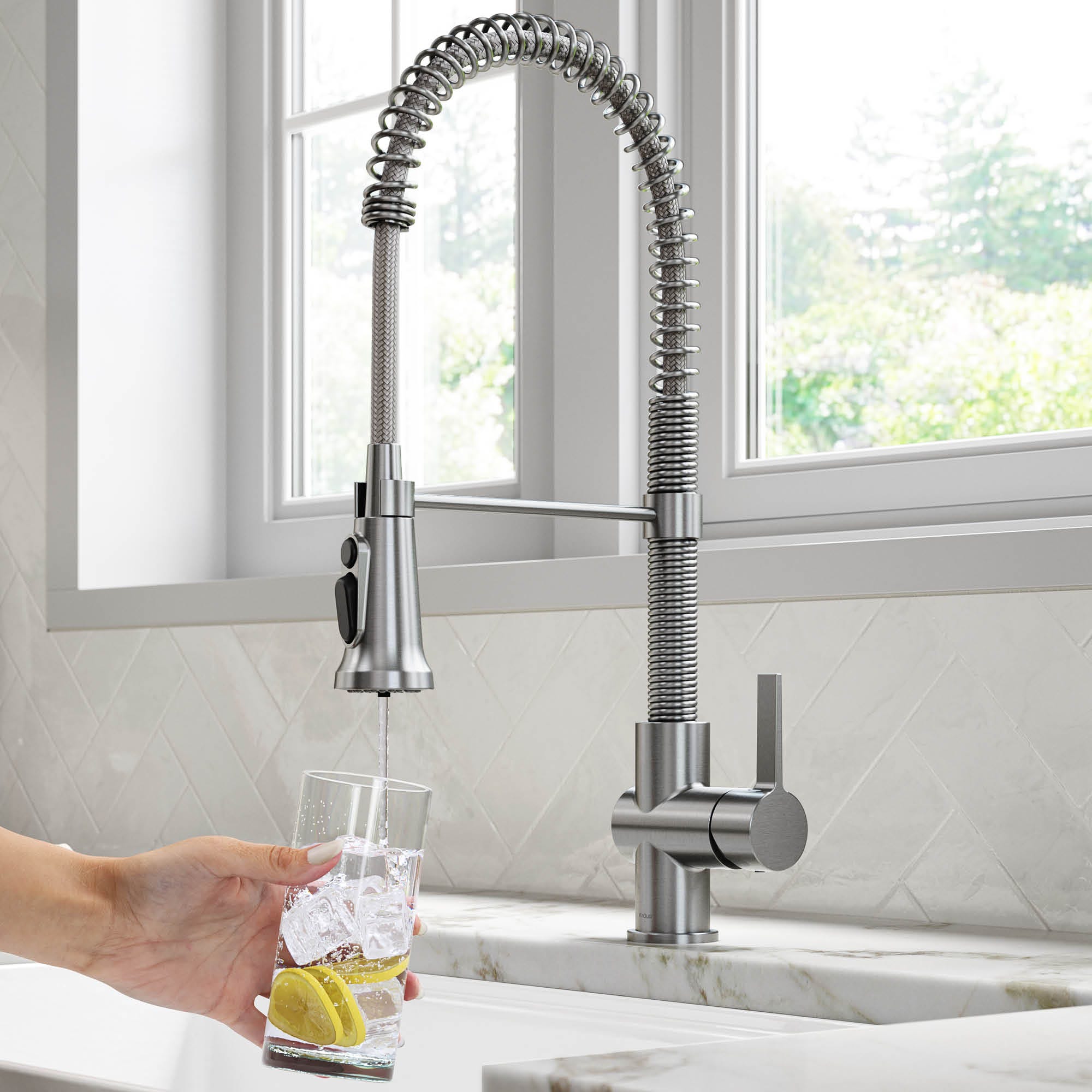 Spot Free Stainless Steel / 2-in-1 Filter