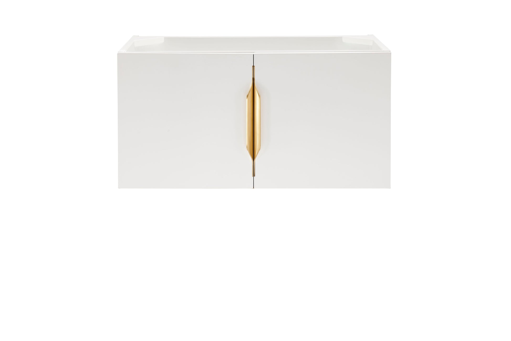 Glossy White / No Countertop
