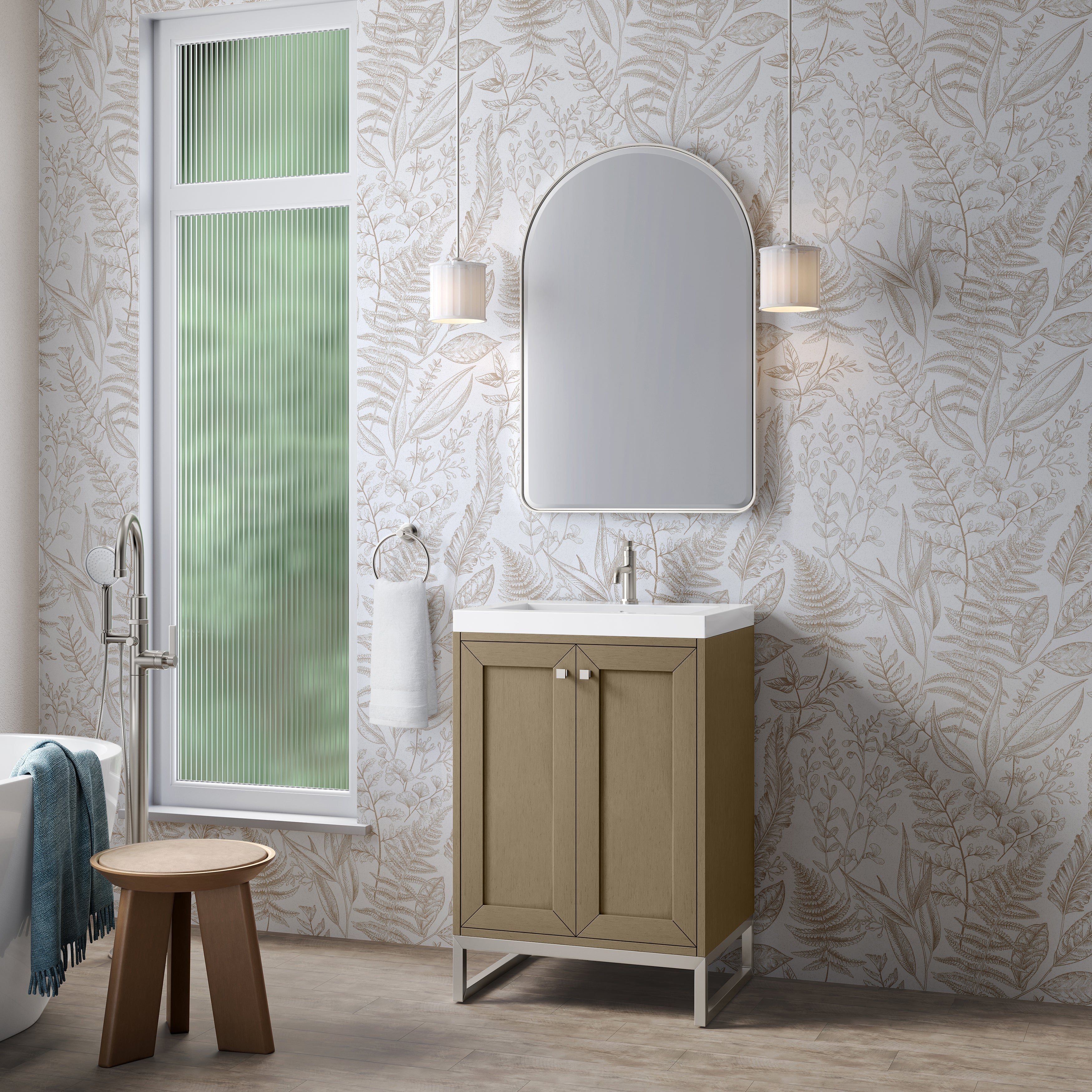 Walnut Whisper / Brushed Nickel