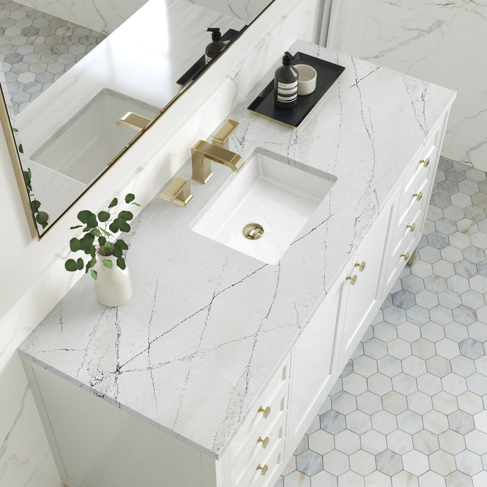 Glossy White / Ethereal Noctis - 3 Faucet Holes