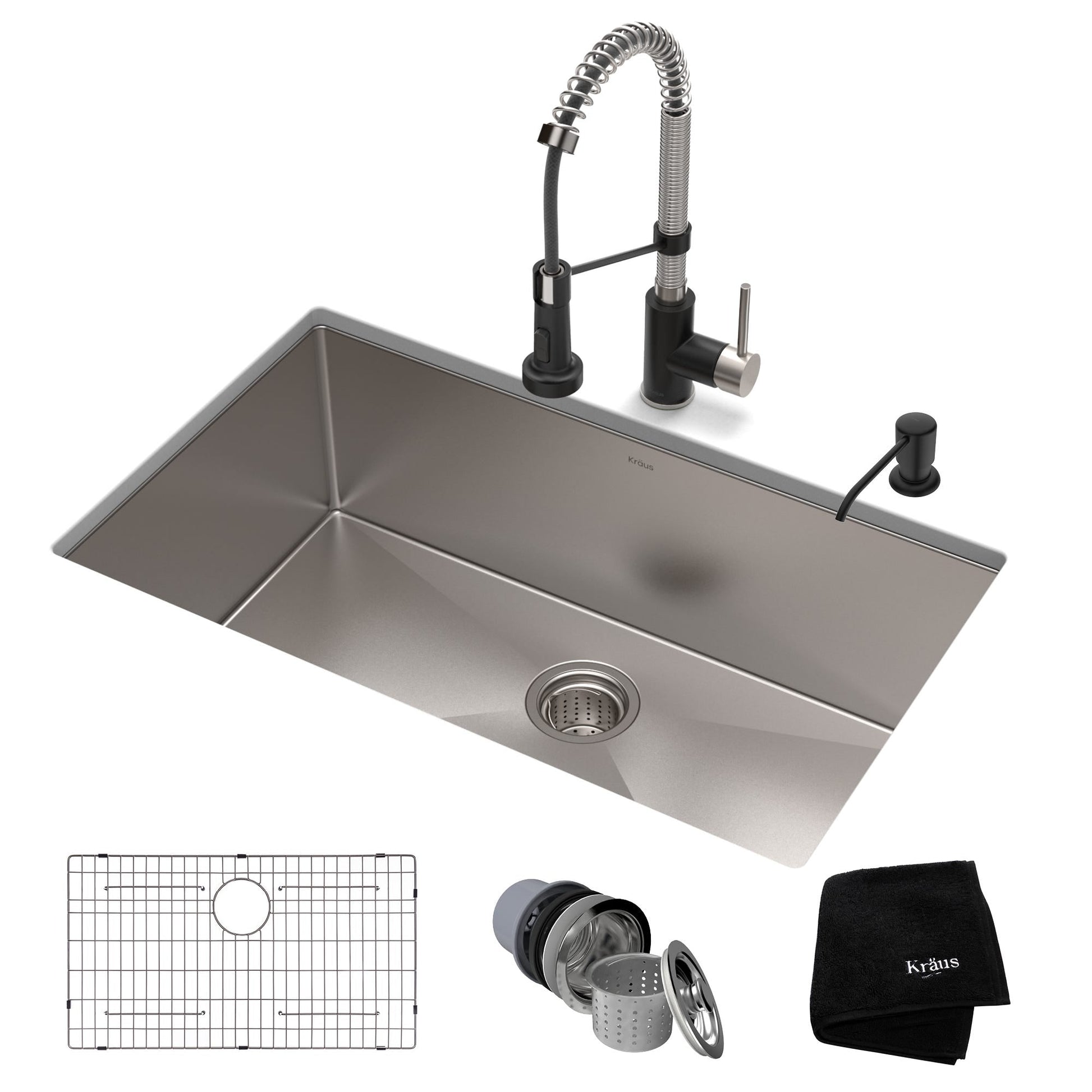 Stainless Steel / Matte Black / Stainless Steel