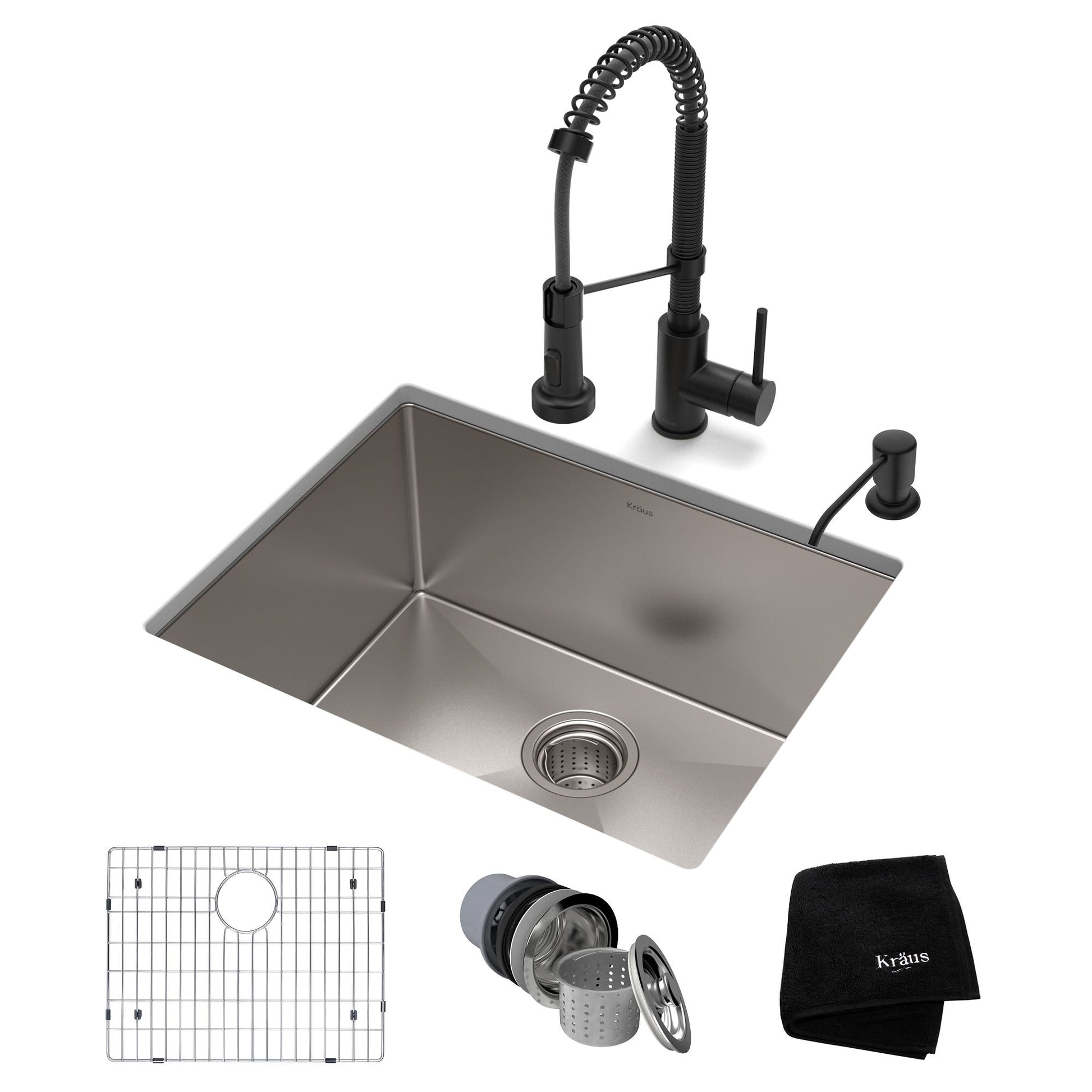 Stainless Steel / Matte Balck