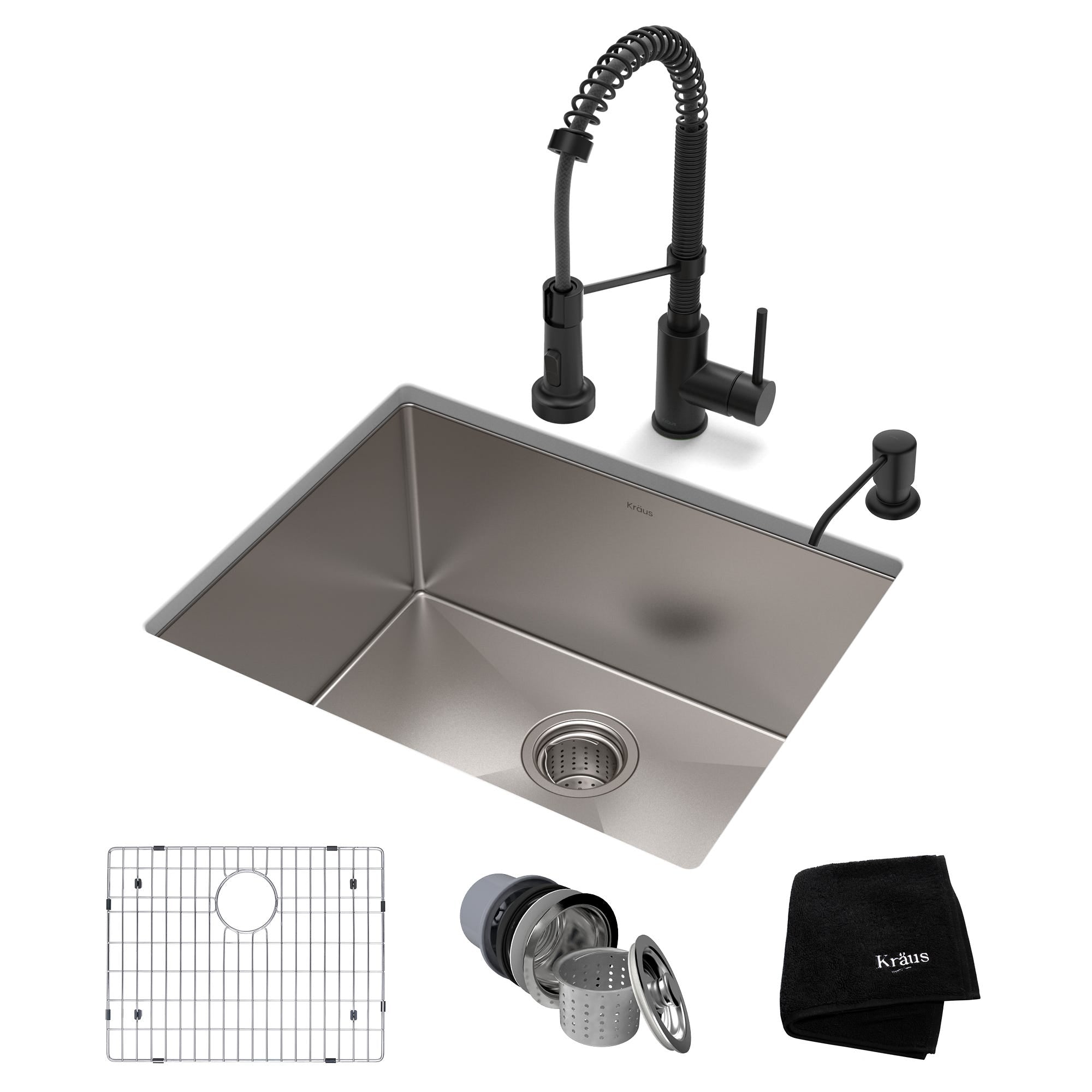 Stainless Steel / Matte Balck