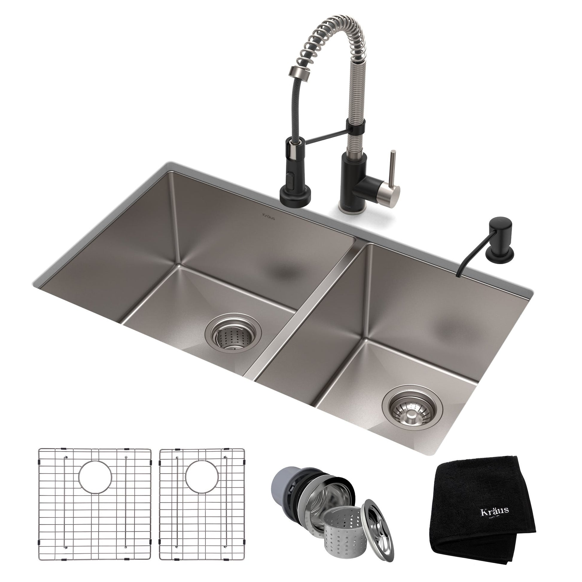 Stainless Steel / Matte Black / Stainless Steel