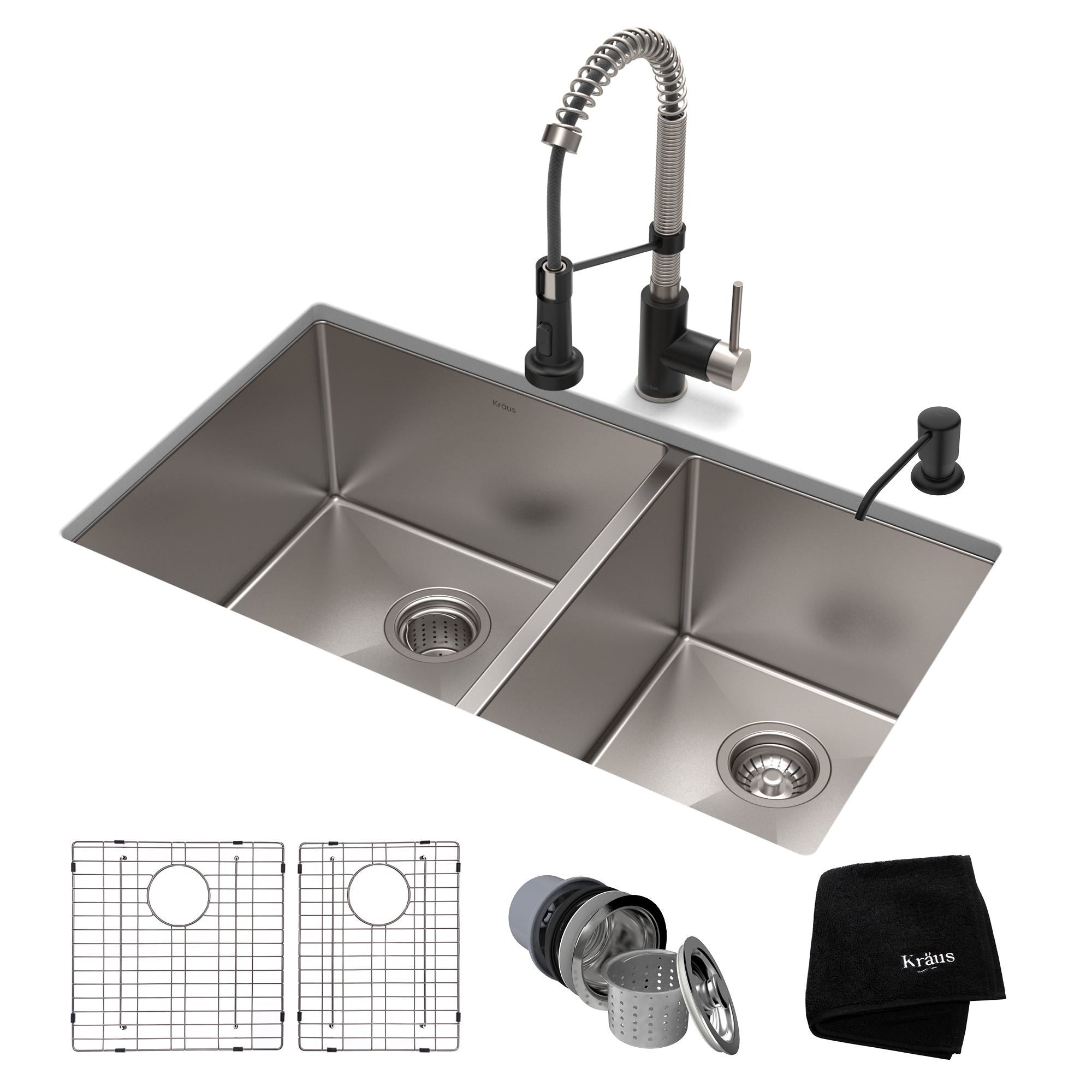 Stainless Steel / Matte Black / Stainless Steel